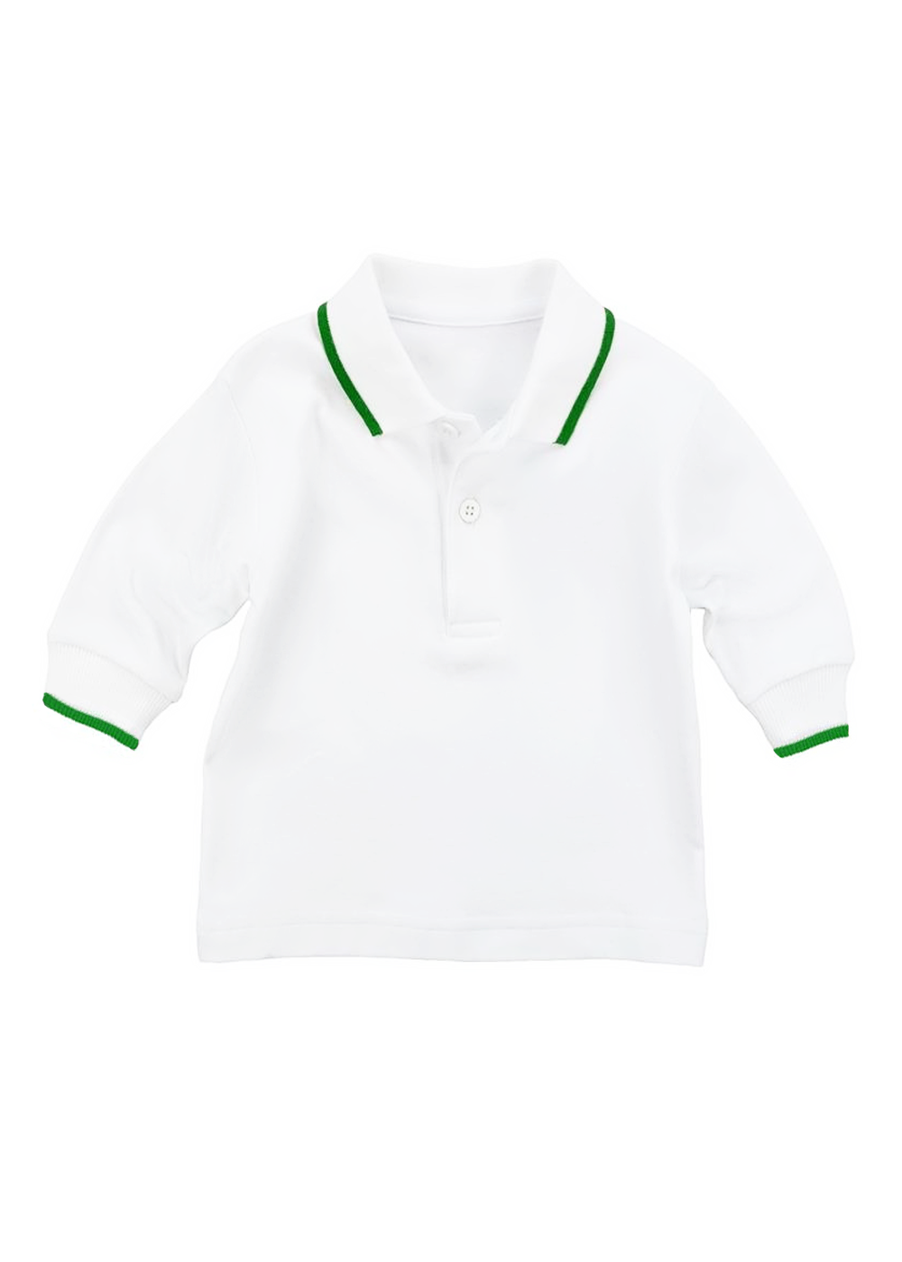 Long Sleeve Polo With Tipping