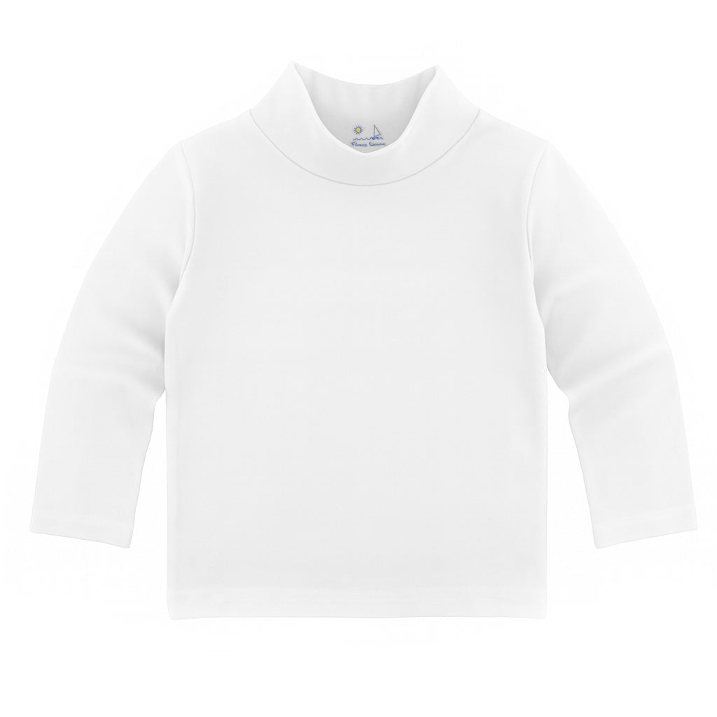 FCRB WIND PROOF MOCK NECK TOP 白 M White Mock Turtleneck | Florence Eiseman