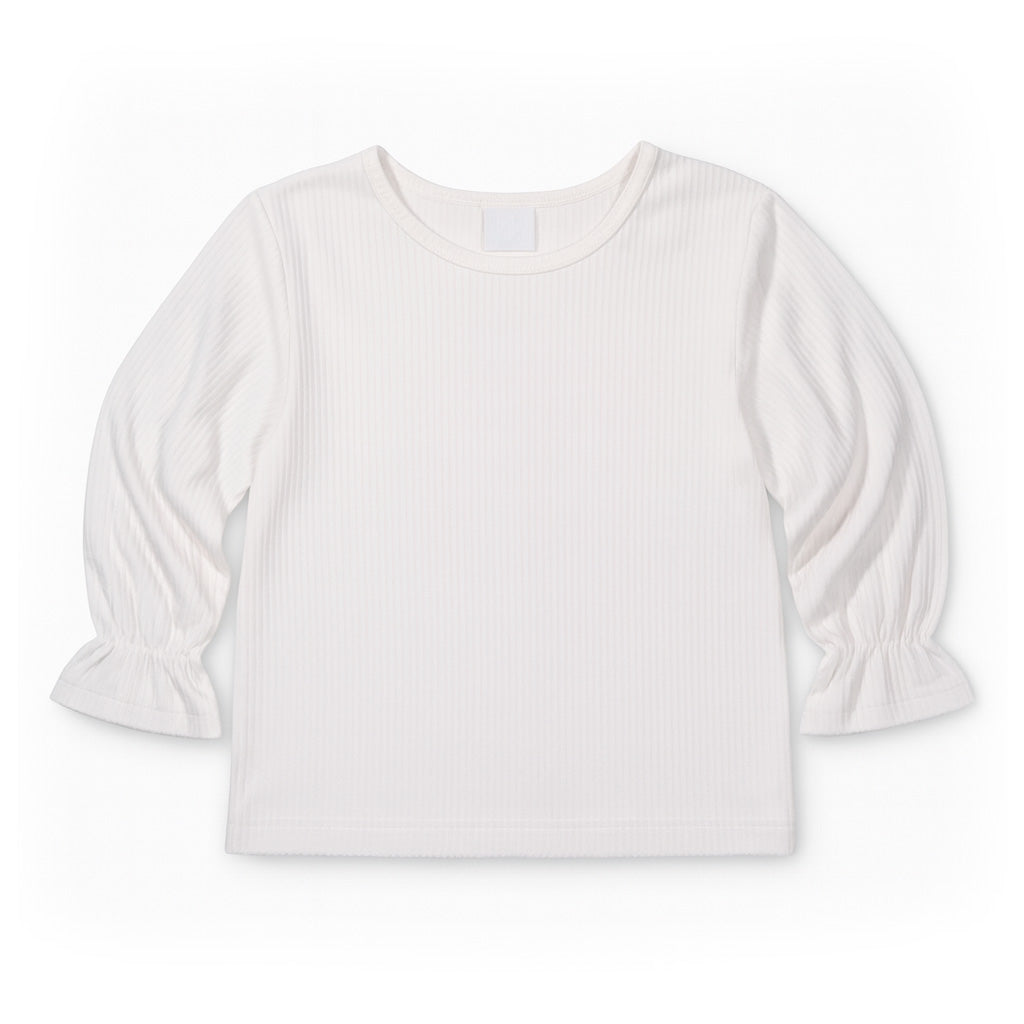 Long Sleeve Rib Knit Shirt