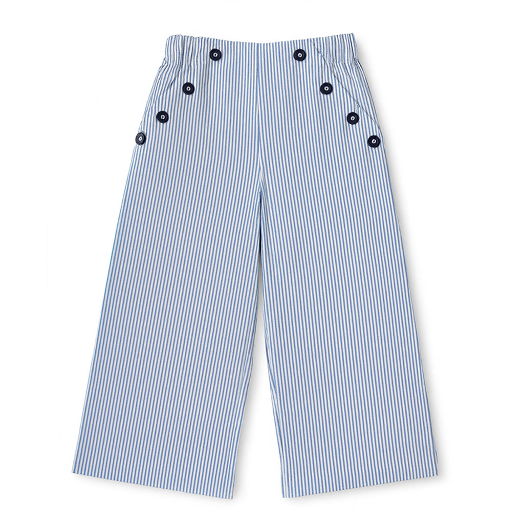 Stripe Button Front Pants