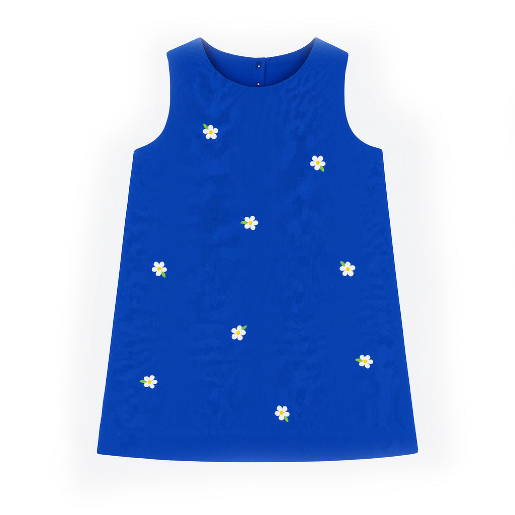 Finewale Pique Dress With Embroidered Flowers 6