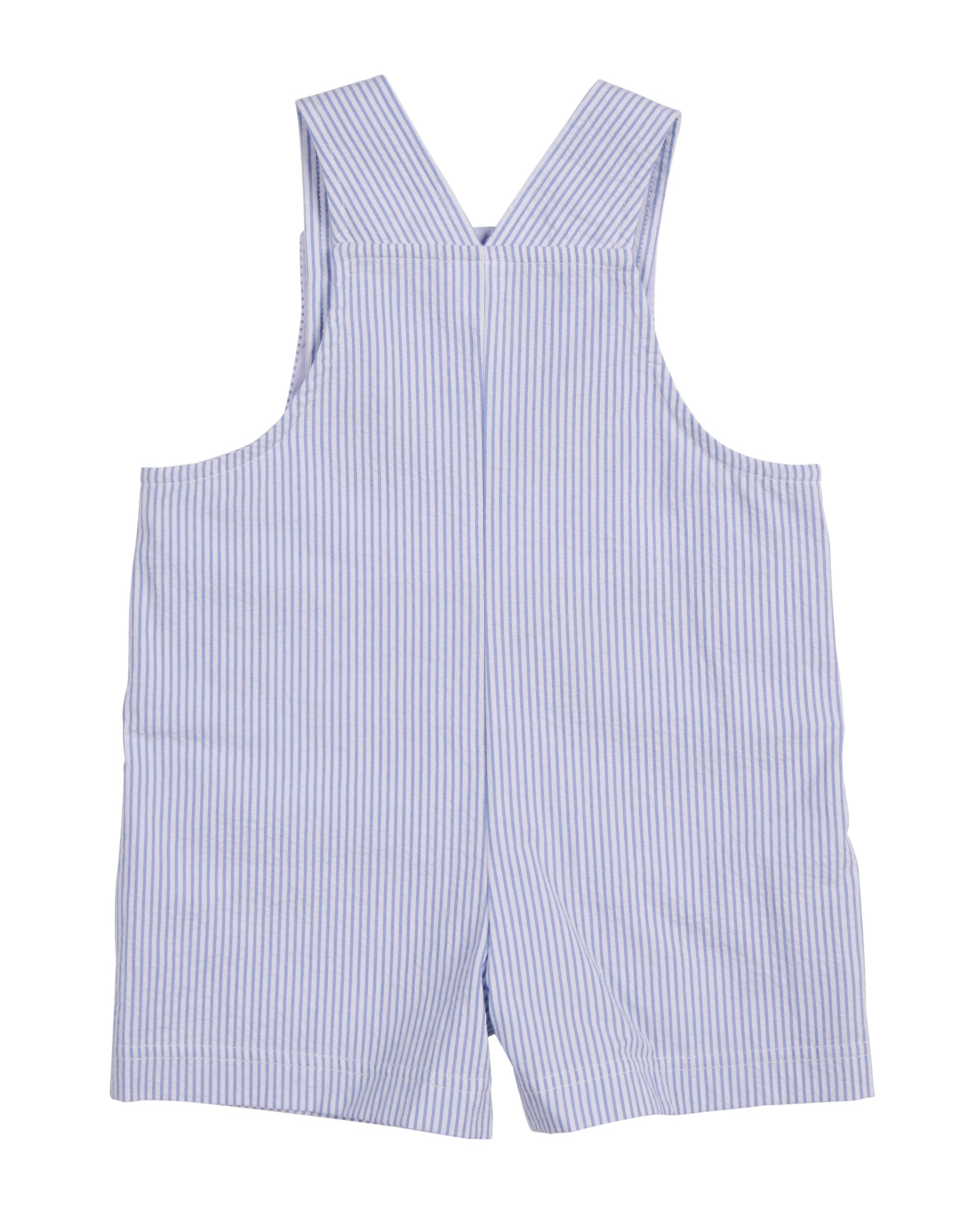 back view of Seersucker Shortall
