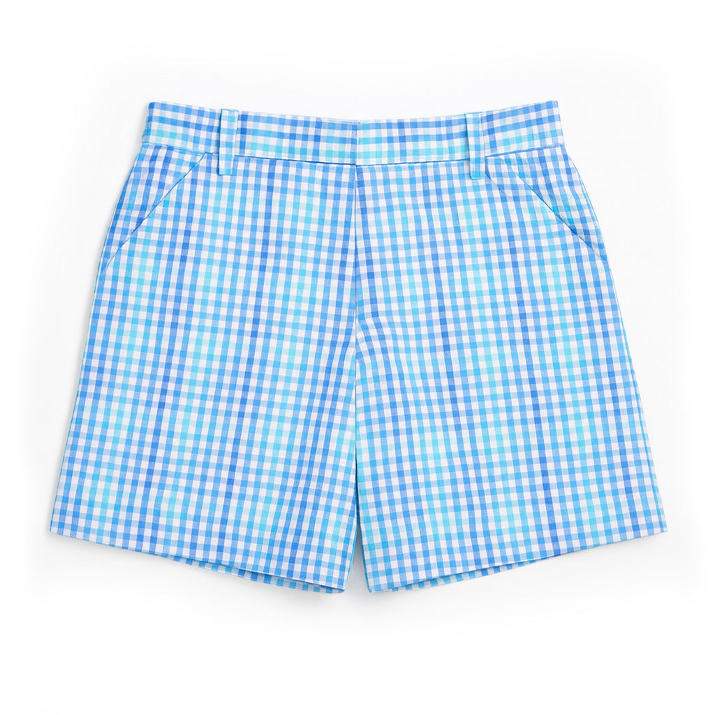 Plaid Seersucker Short