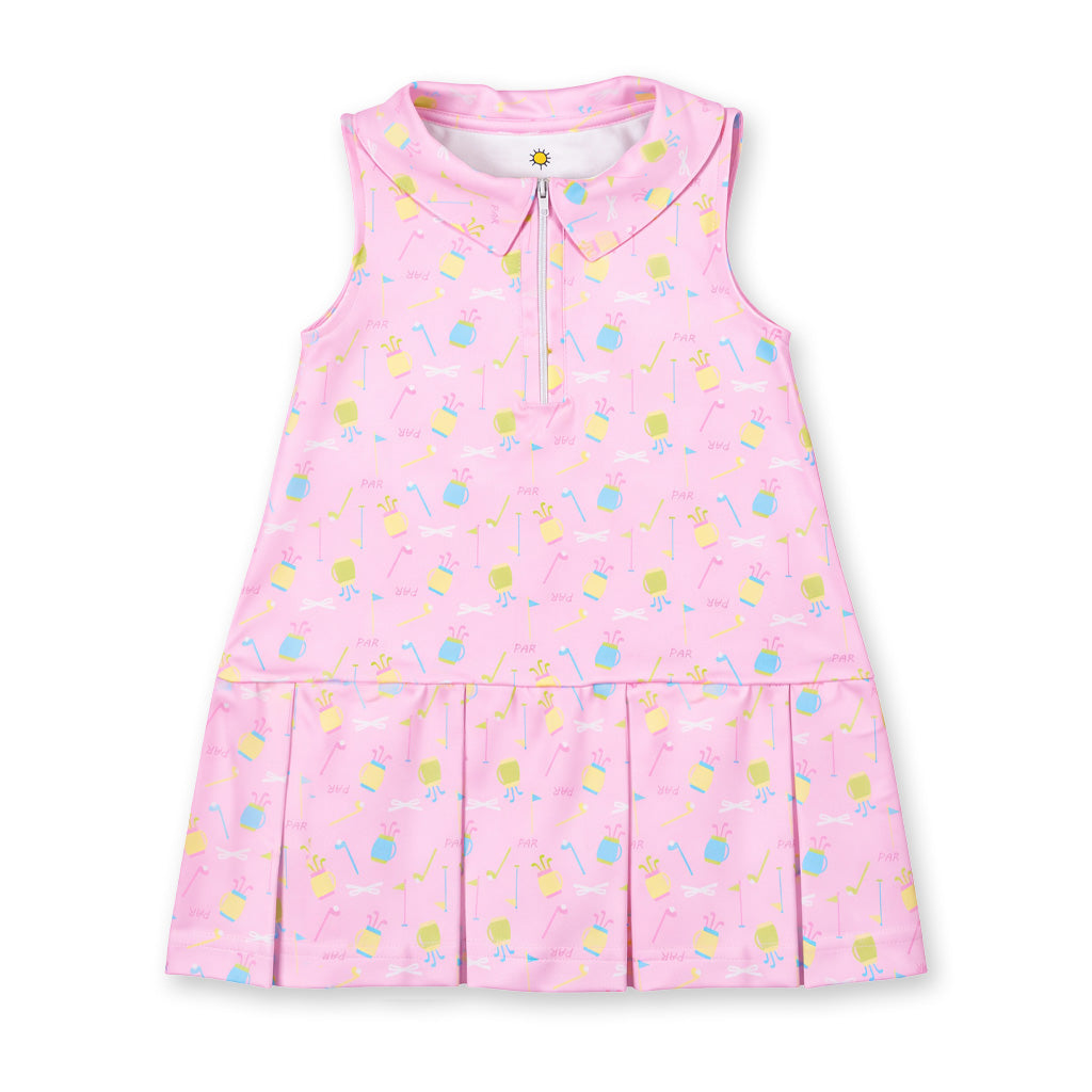 Golf Print Performance Knit Dress