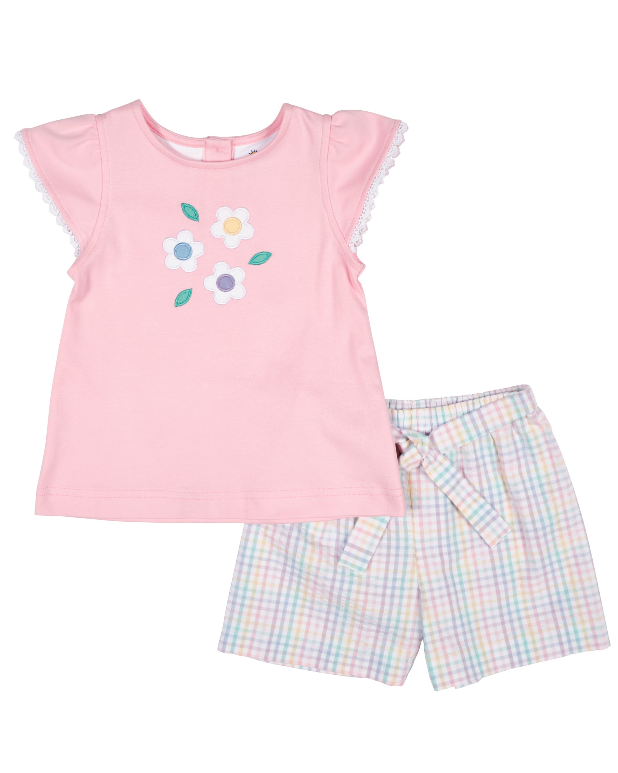 Knit Top With Flowers