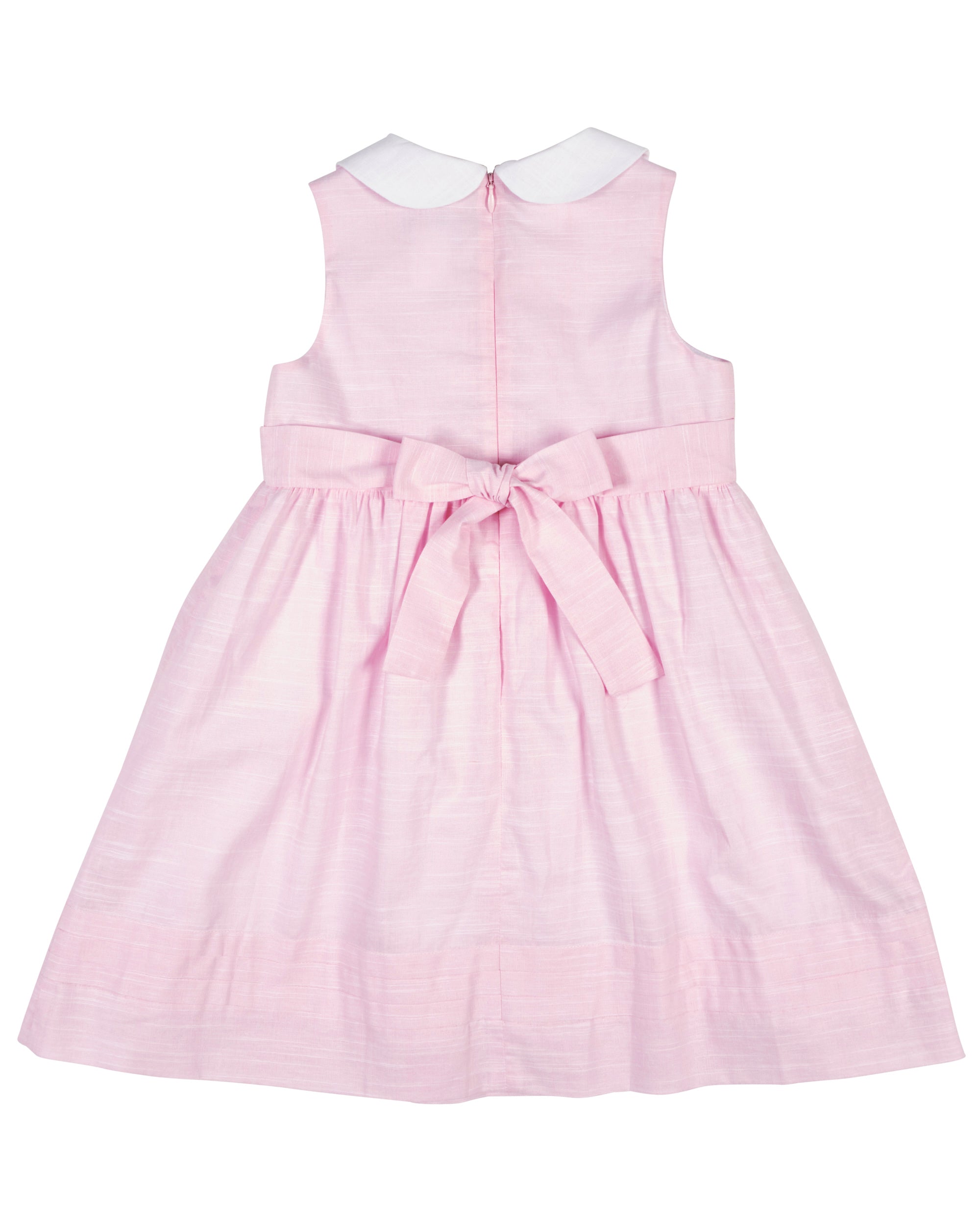 Linen Look Dress With Flowers