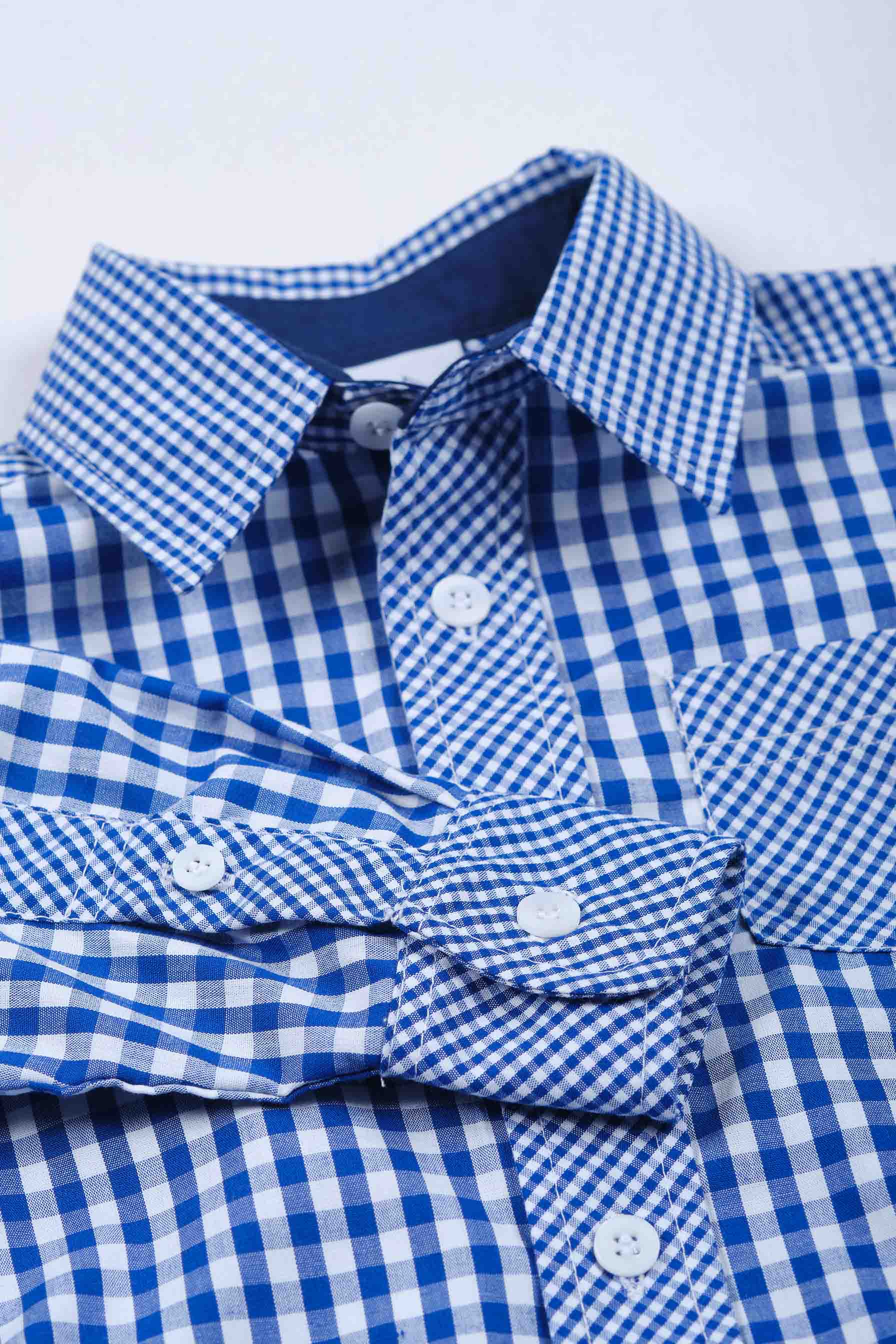 Gingham Button Down Shirt