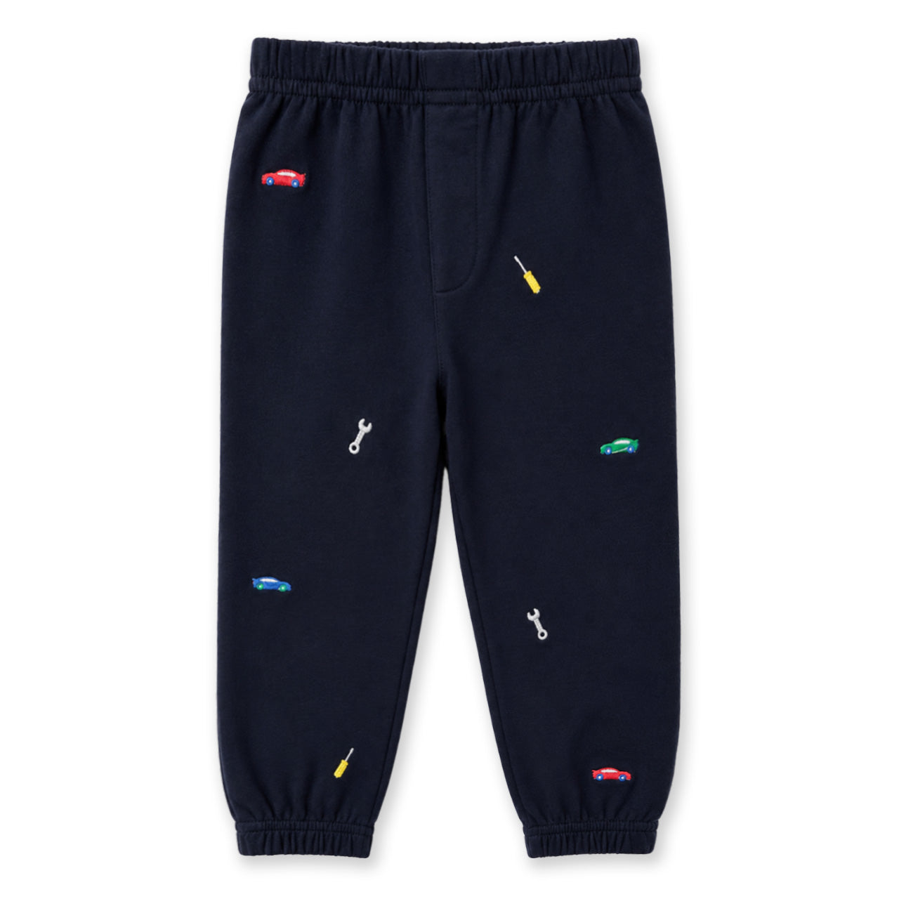 French Terry Jogger with Cars & Tools