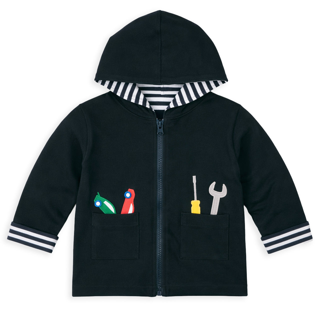 Reversible Jacket with Cars & Tools