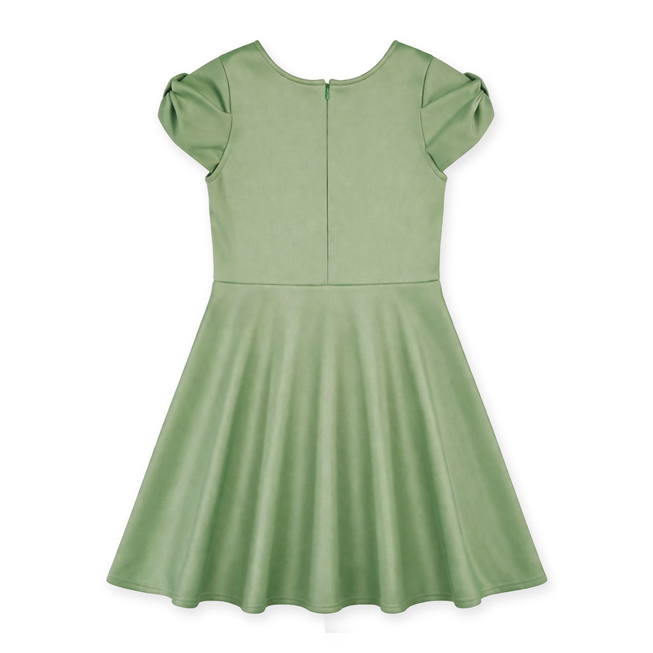 Scuba Knit Dress with Bow