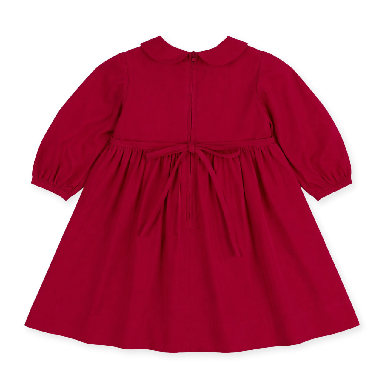 Corduroy Dress with Flowers