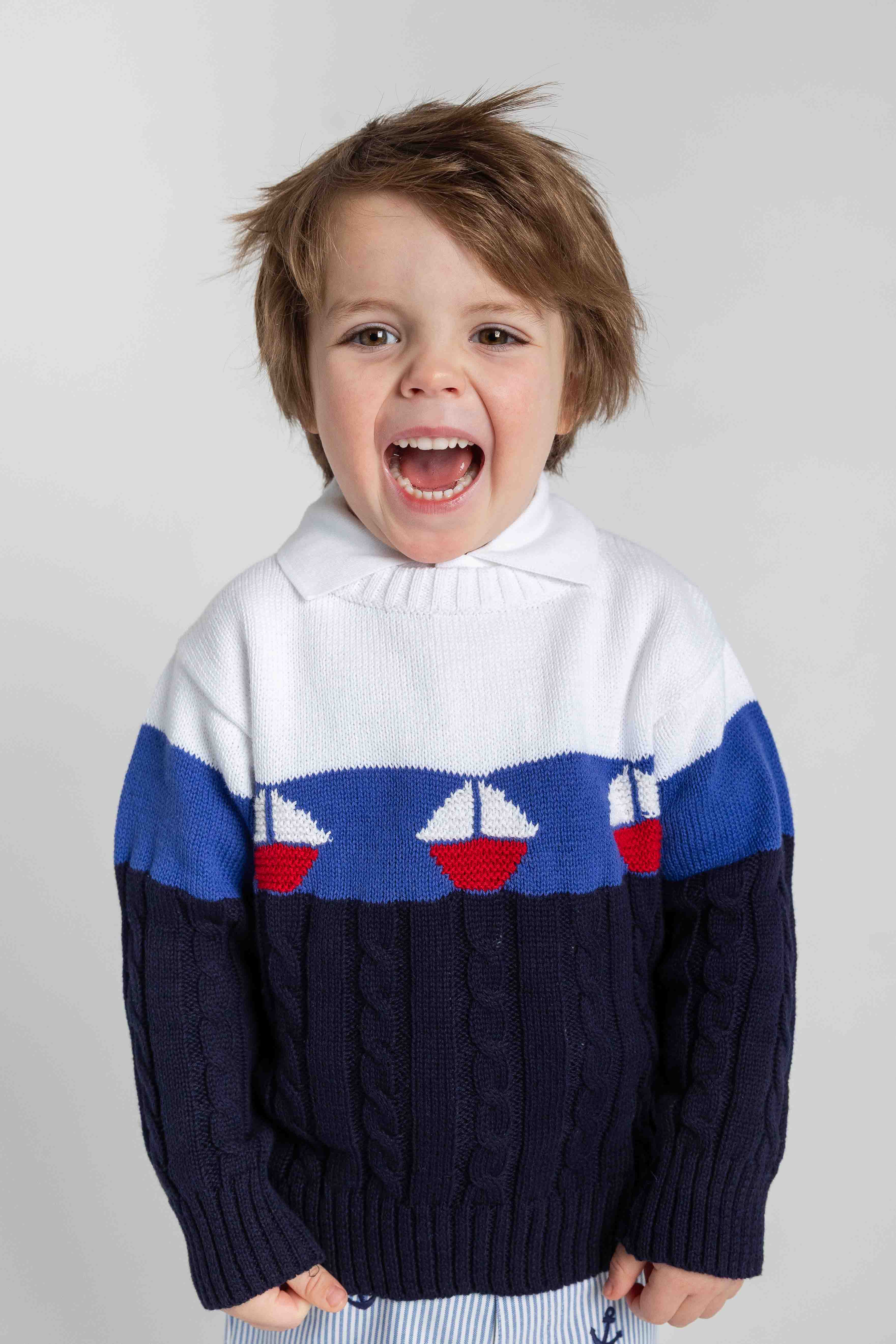 Sweater With Sailboats