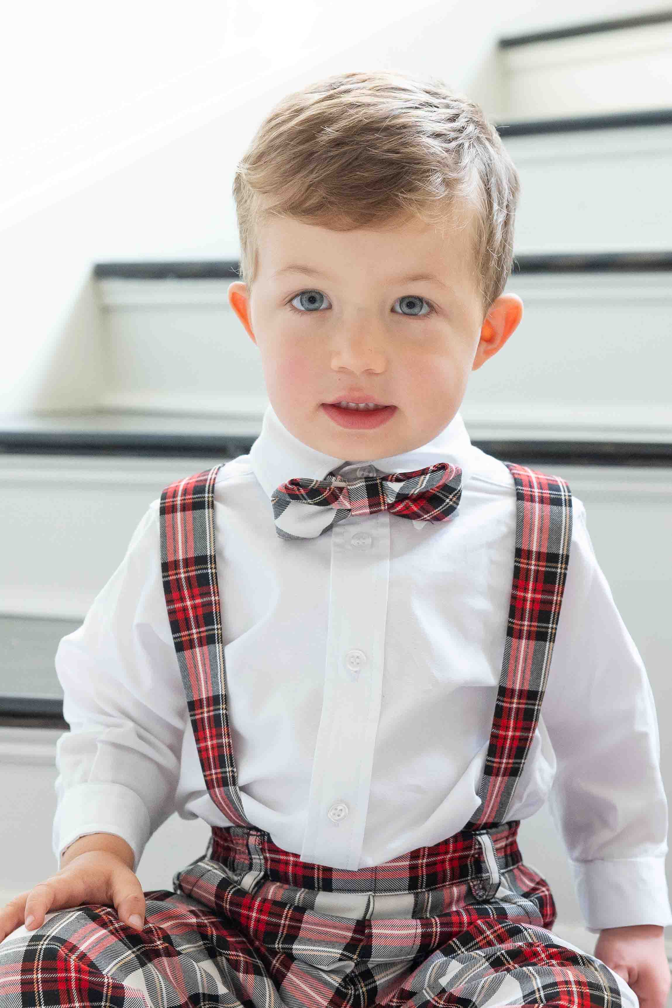 Plaid Adjustable Bow Tie