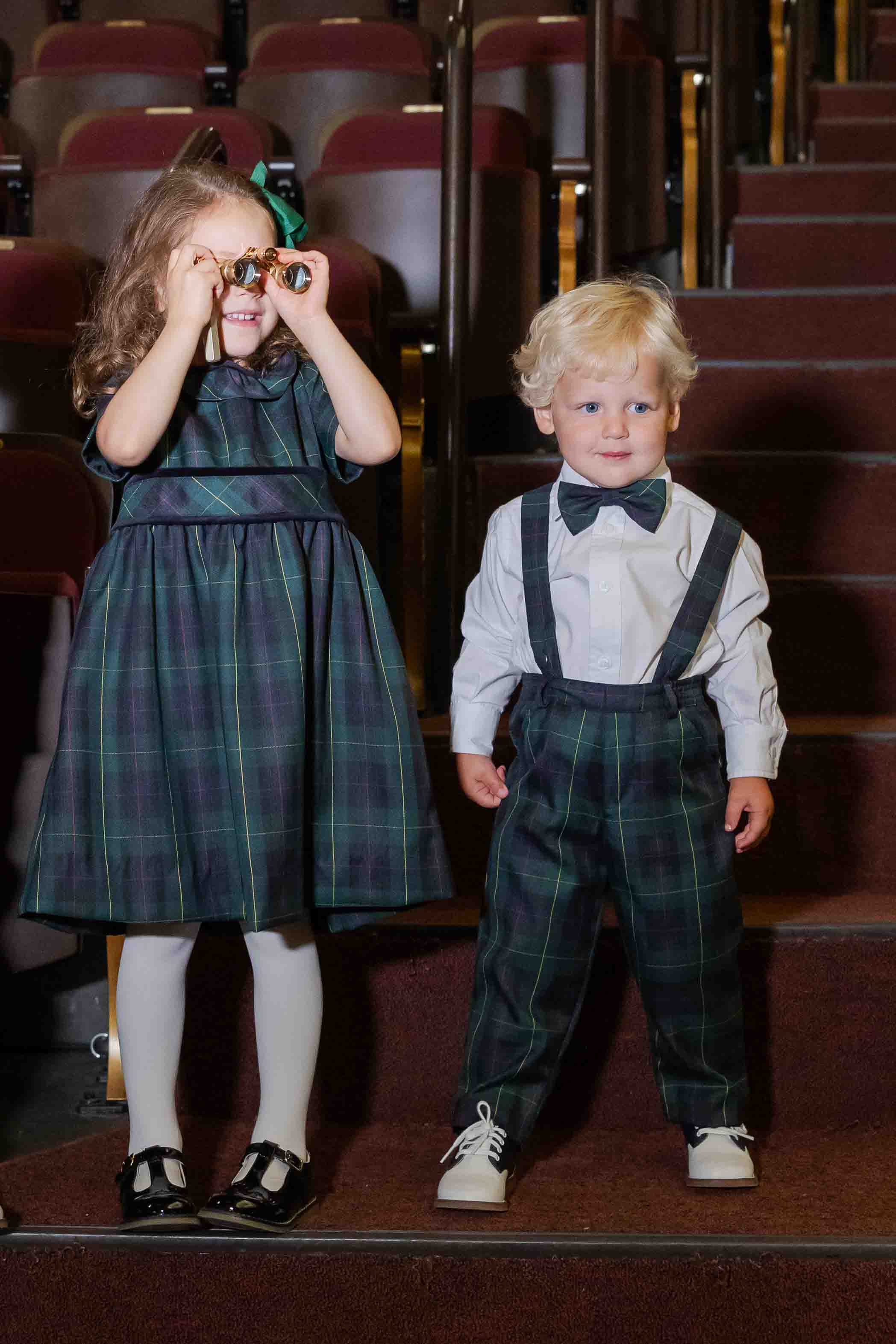 Plaid Pant With Removable Suspenders