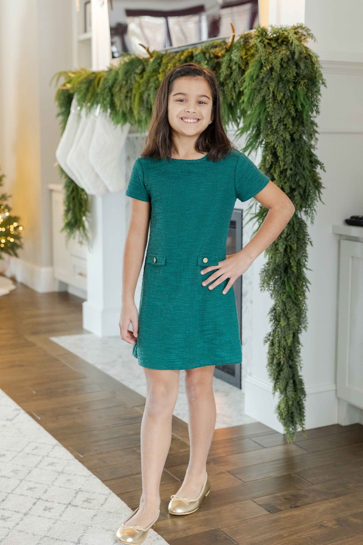 Knit Boucle Dress