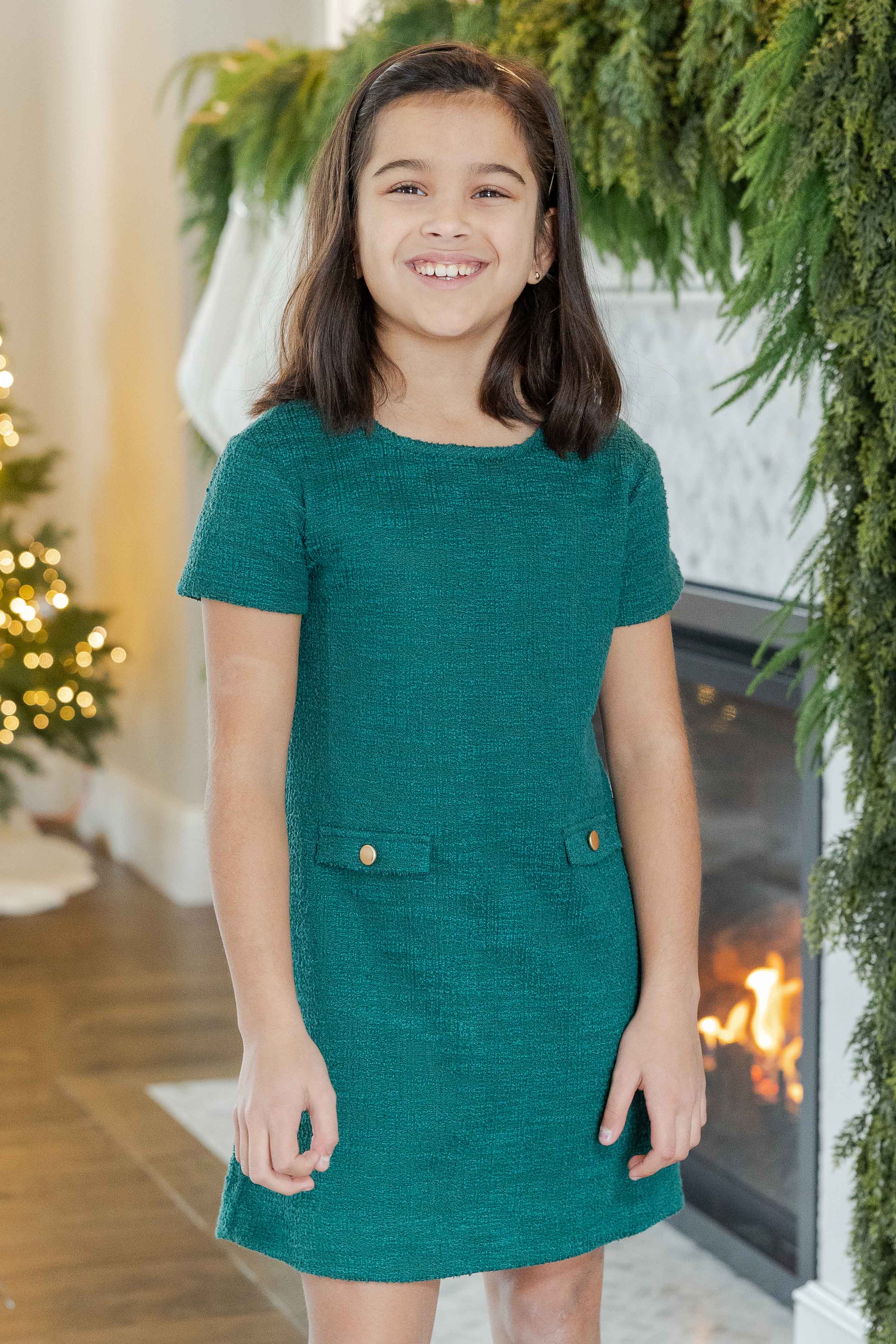 Knit Boucle Dress