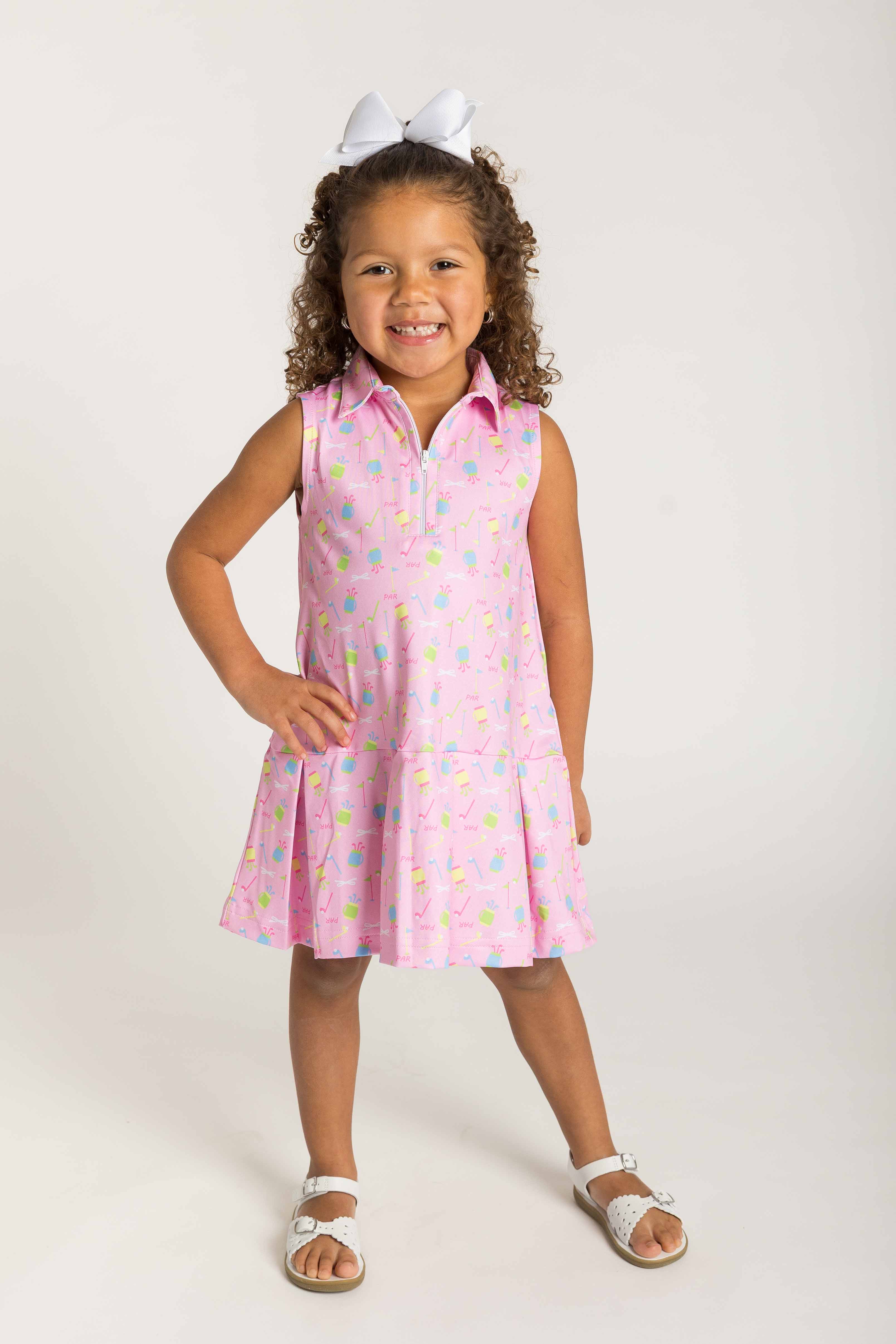 Golf Print Performance Knit Dress