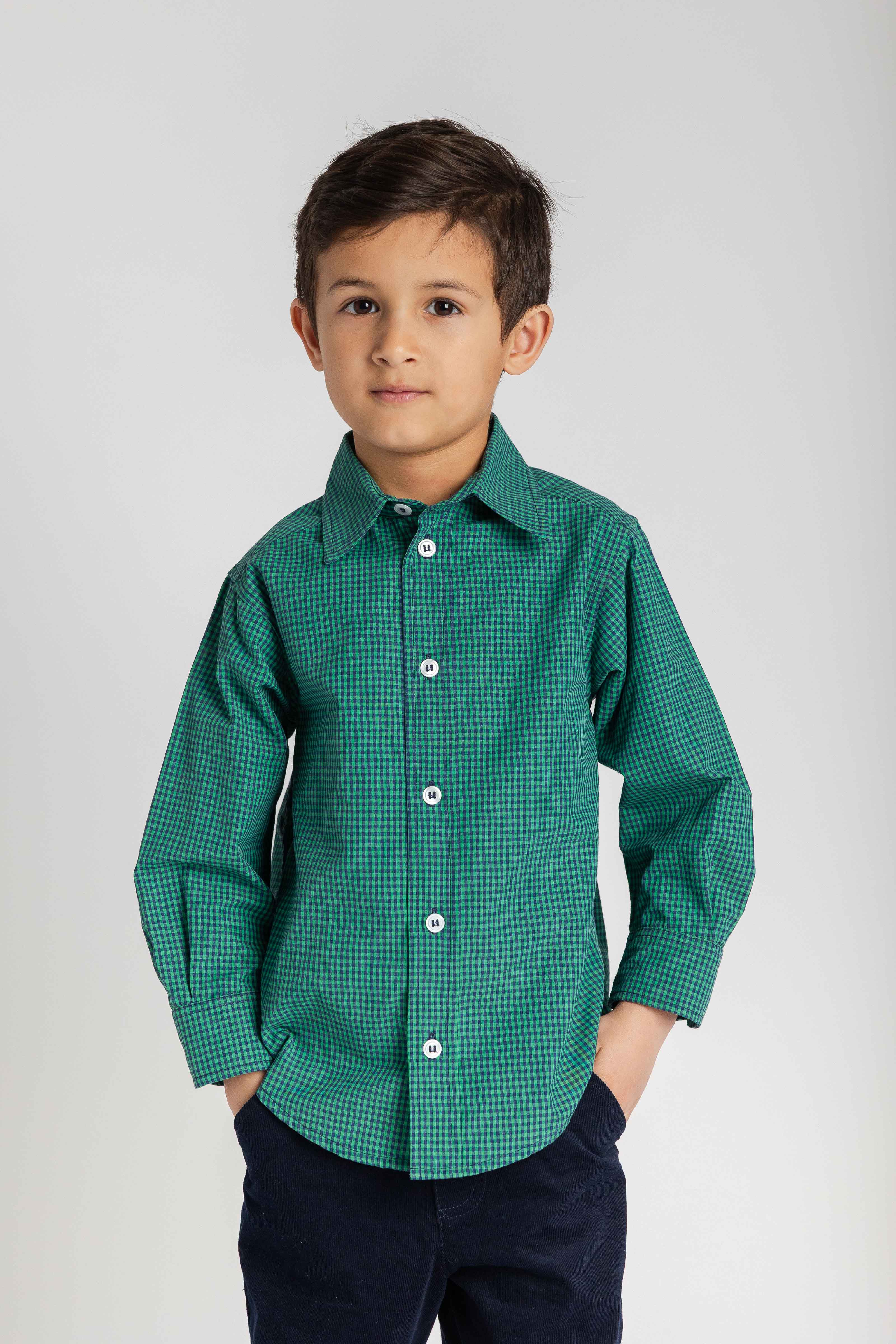 Check Button Down Shirt