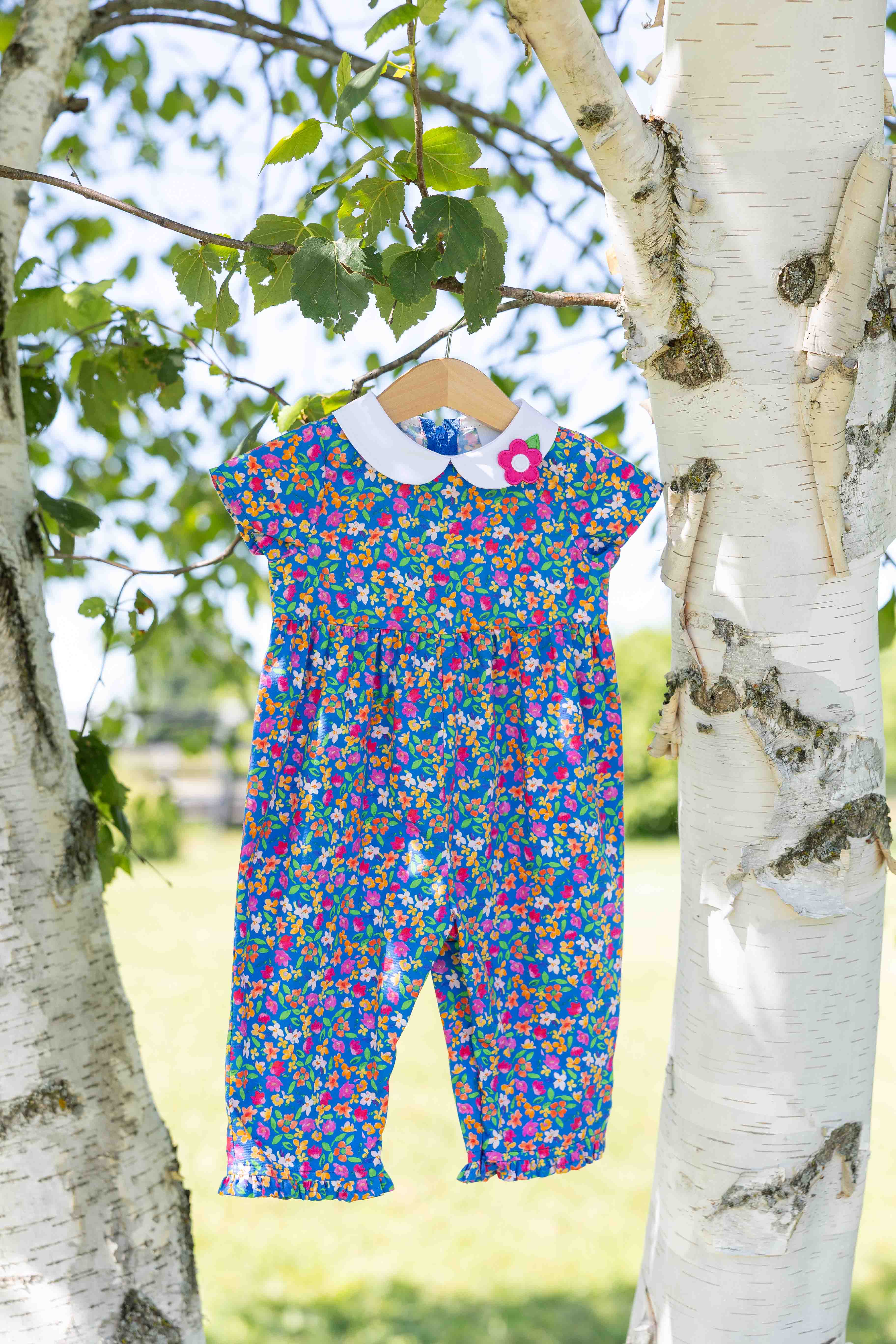 Floral Print Longall with Collar