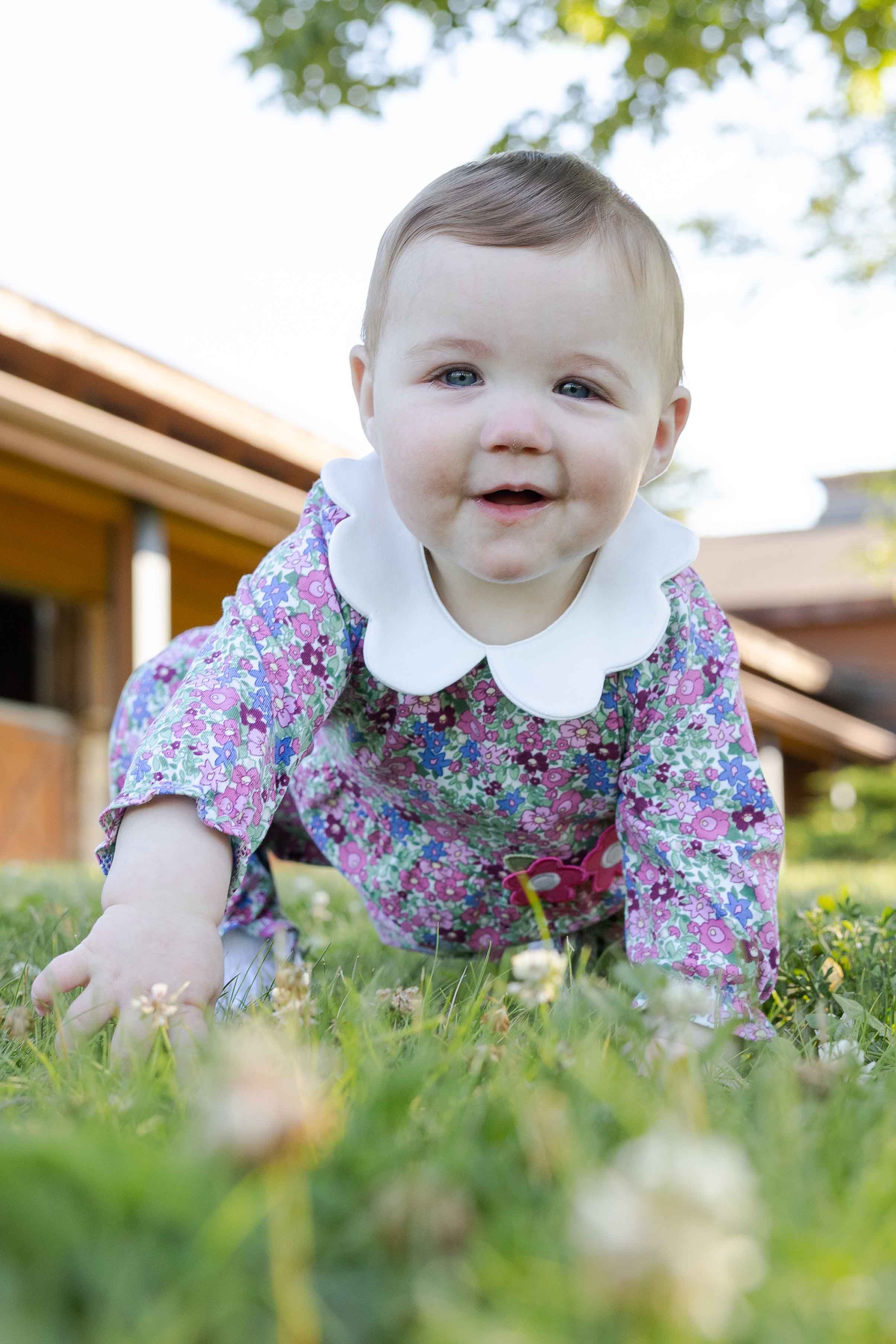 Floral Knit Longall with Flowers