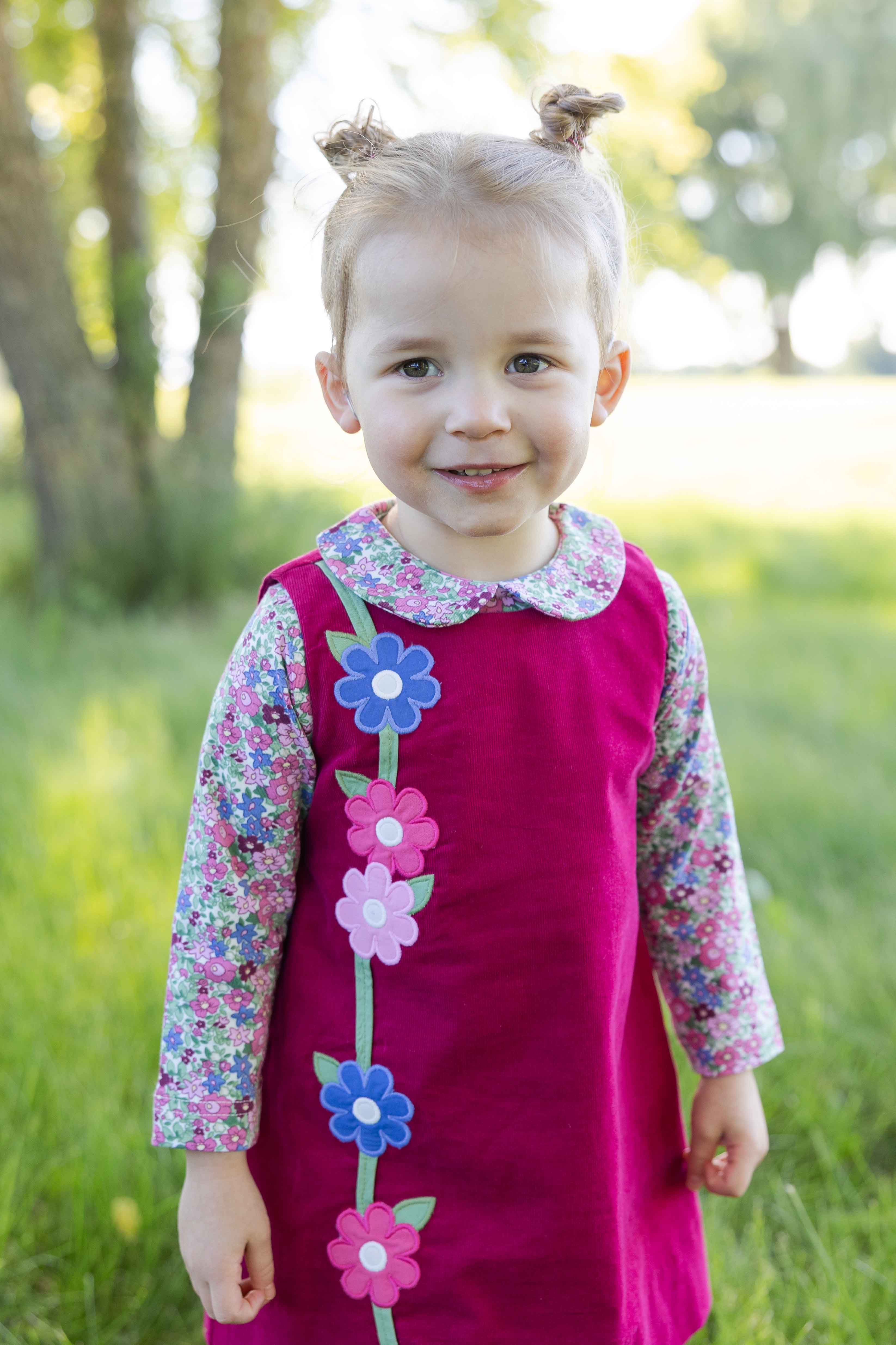 Floral Knit Long Sleeve Blouse