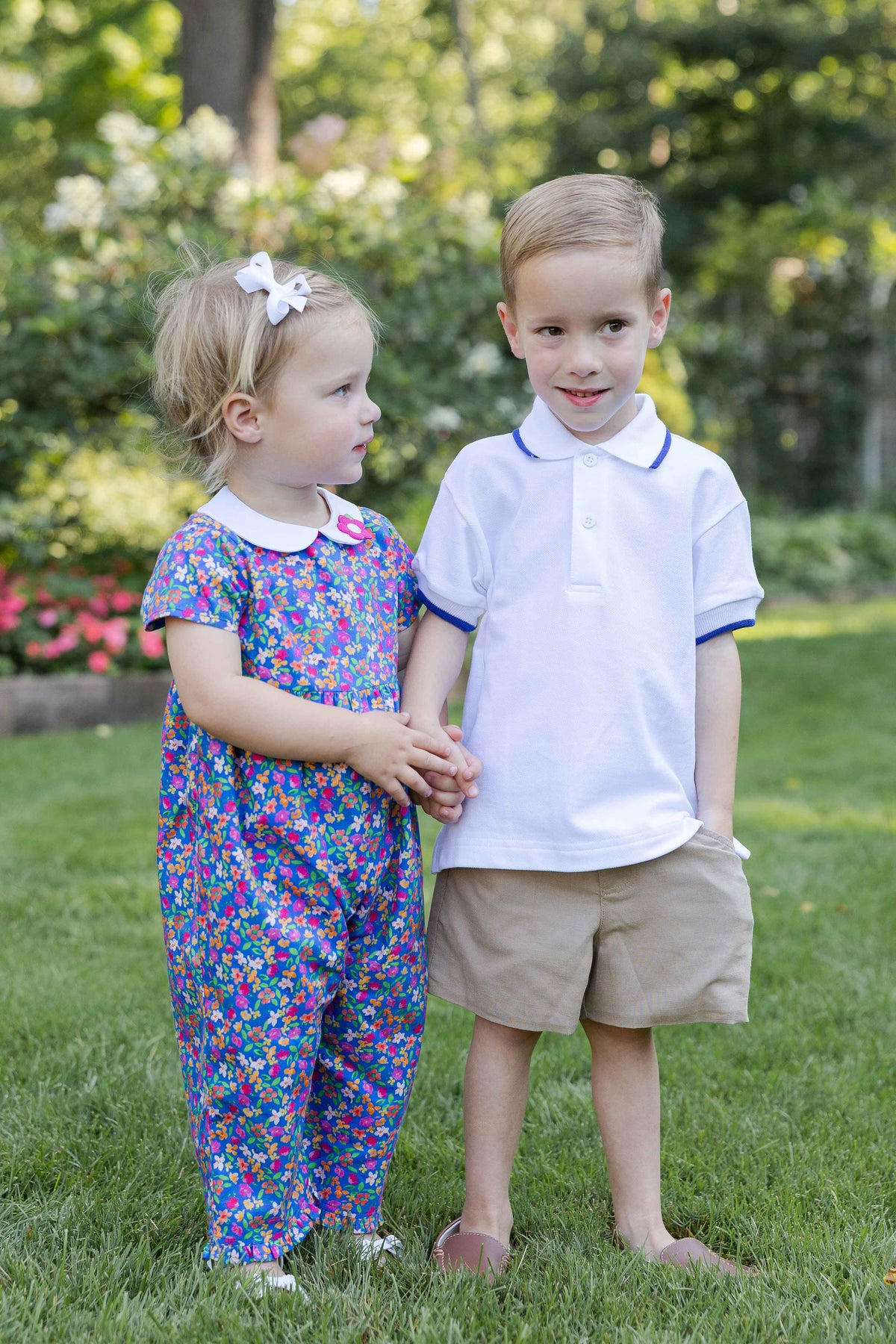 Floral Print Longall with Collar