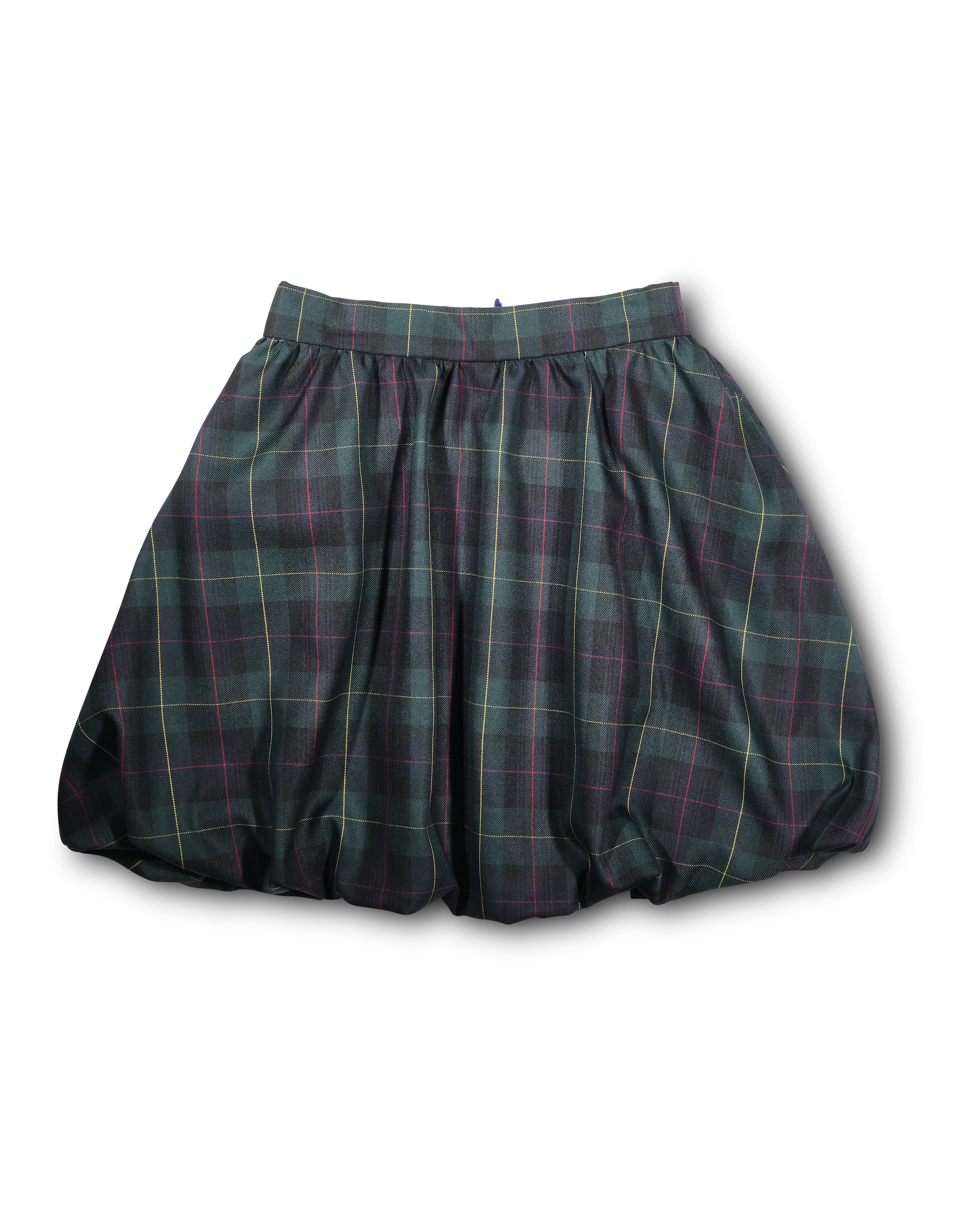 Plaid Bubble Skirt