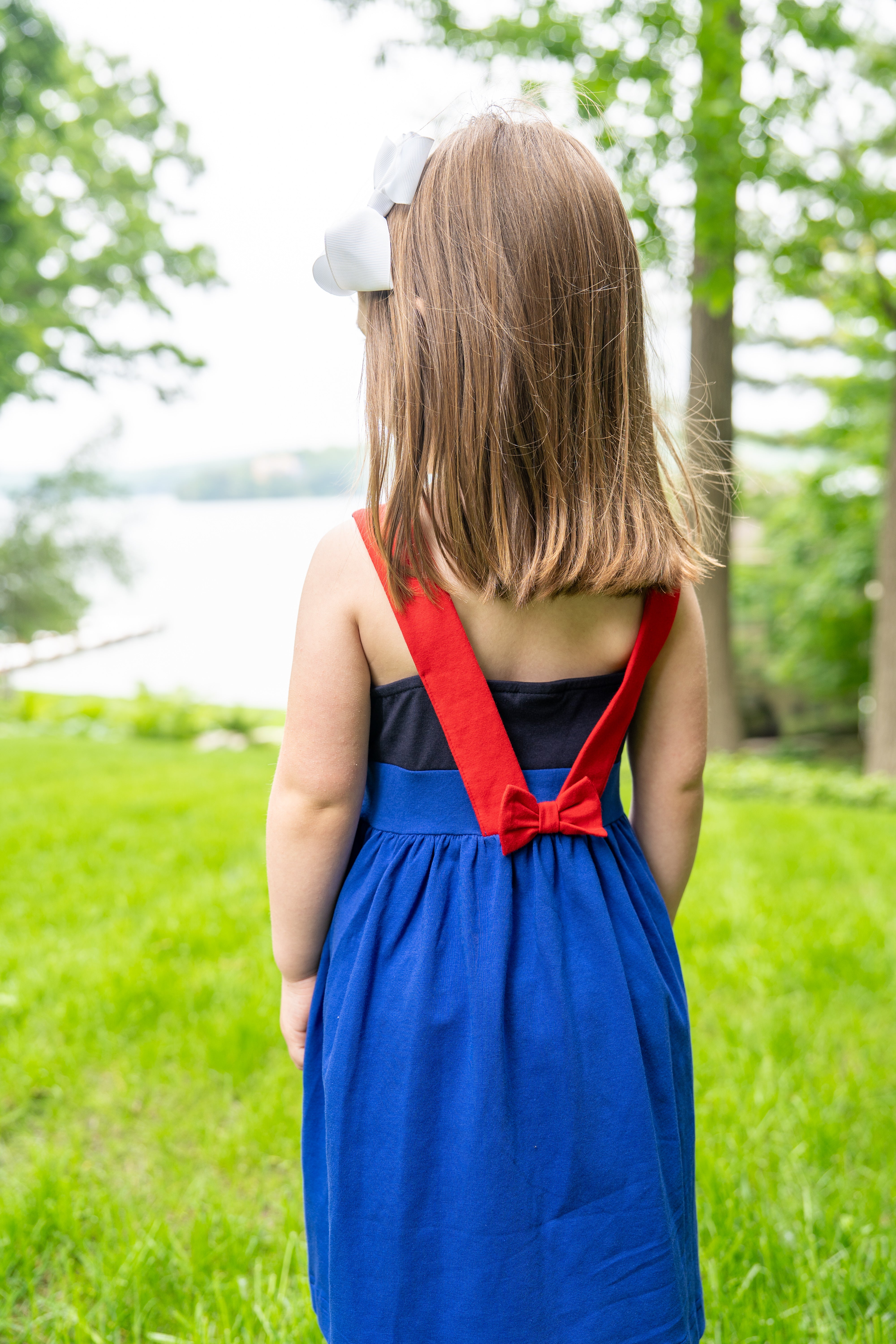 Knit Dress With Boats And Fireworks