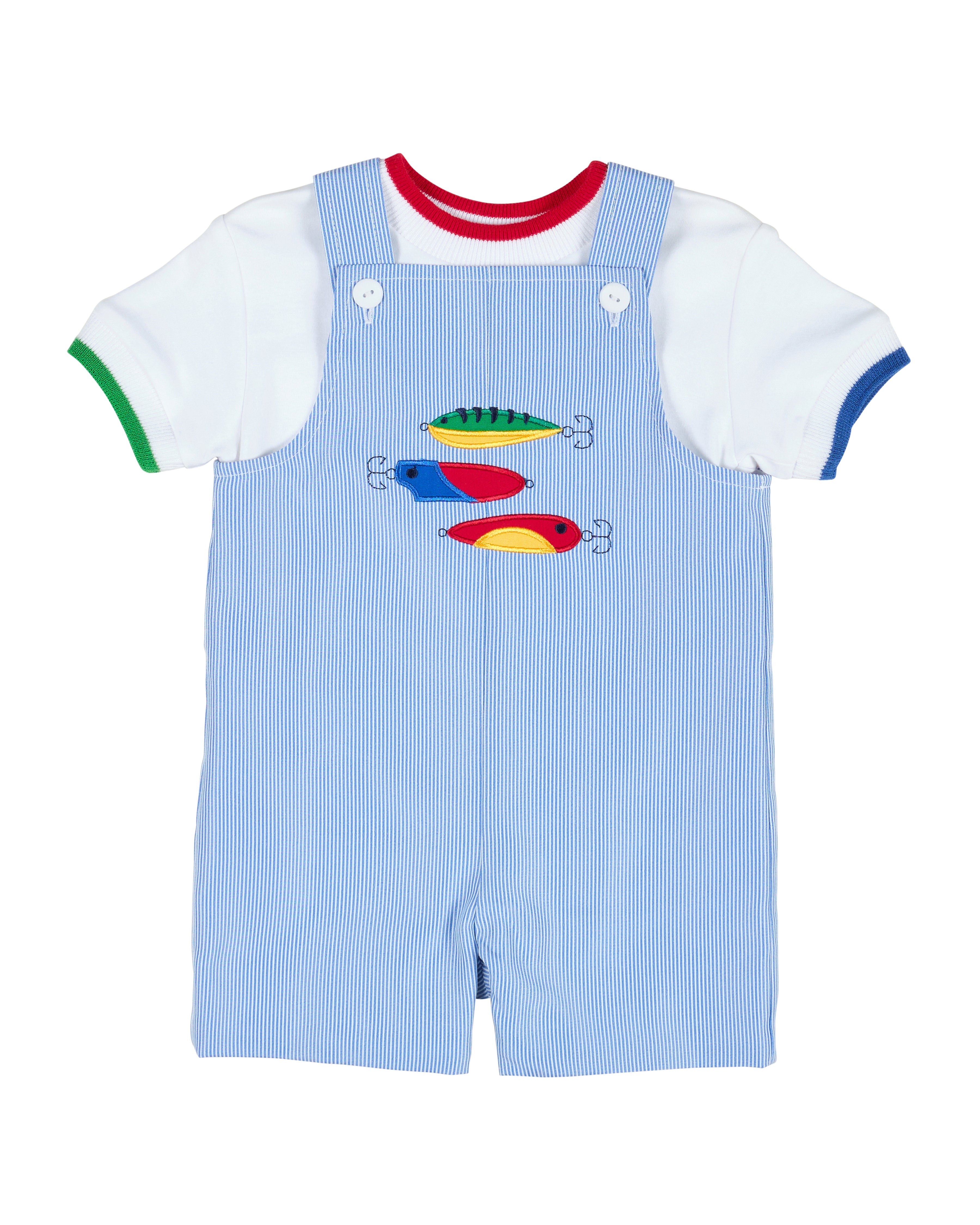 Junior Cord Shortall With Fishing Lures