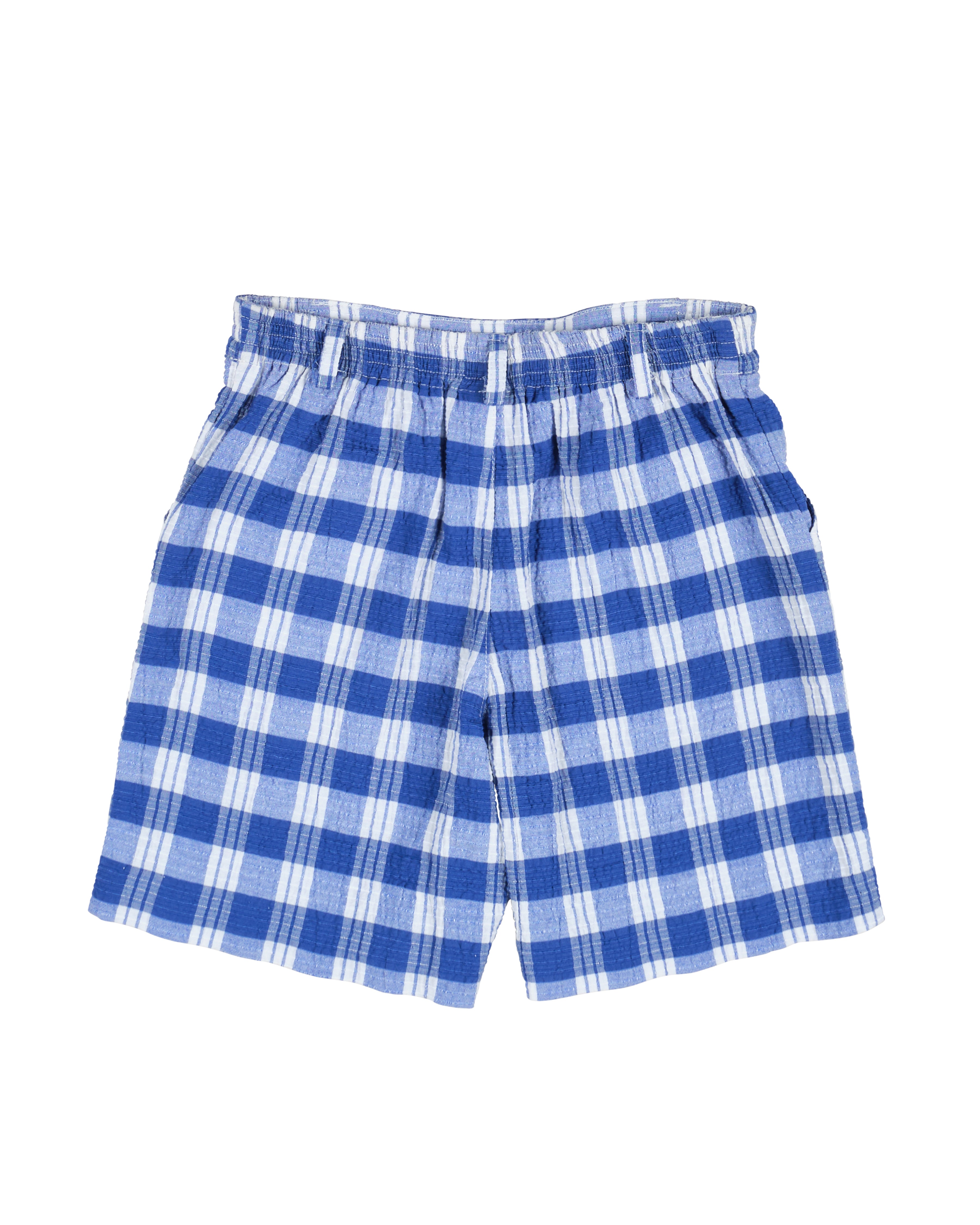 Plaid Seersucker Short