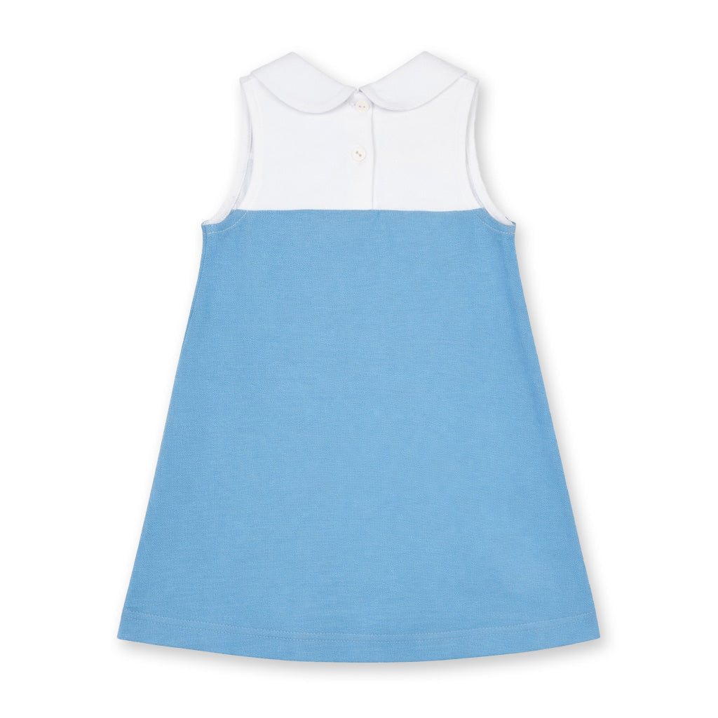 Pique Knit Dress With Tulip