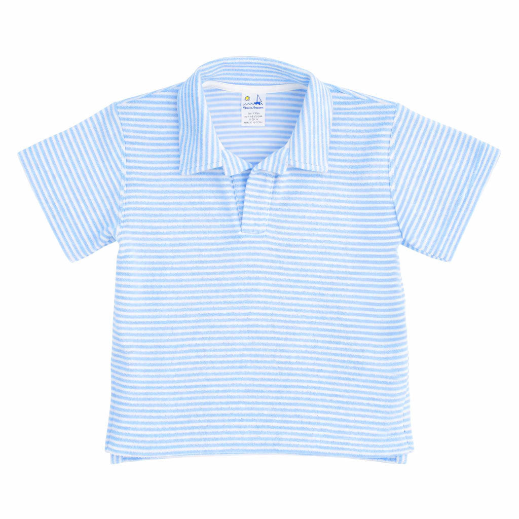 Stripe Terry Polo