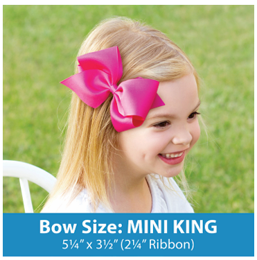 mini king bow size