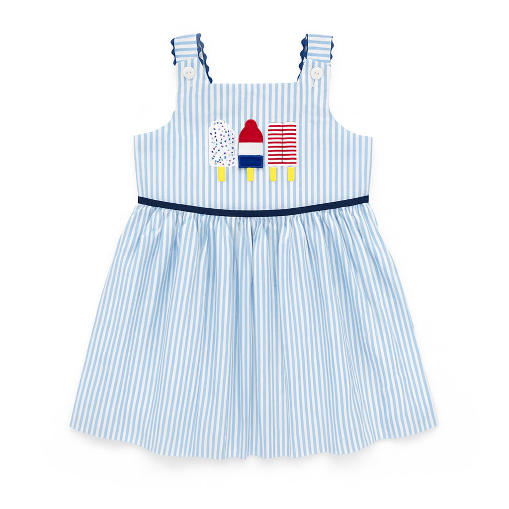 Seersucker Dress With Popsicles