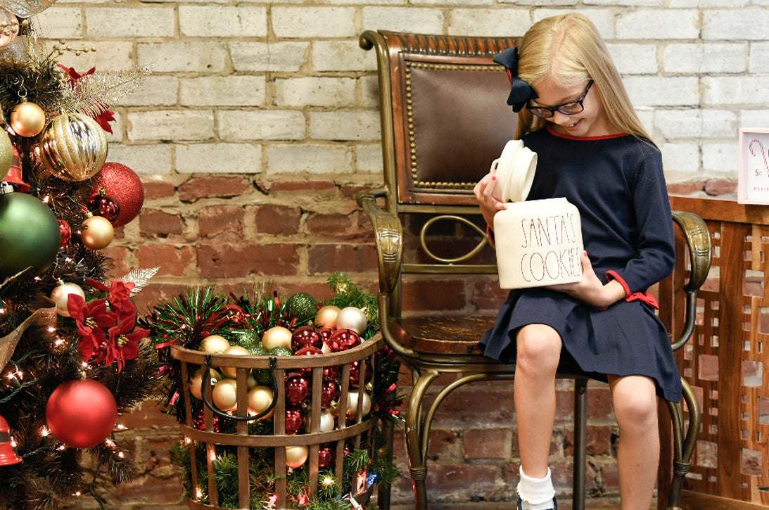 white christmas dresses Pique Knit Dress With Tulip by Florence Eiseman main image 0