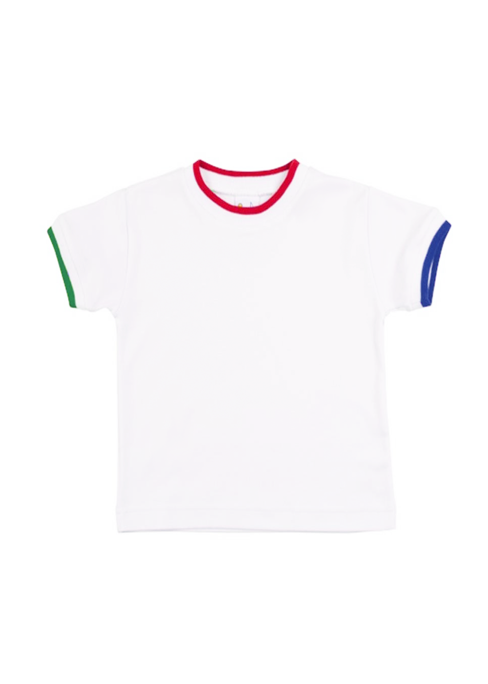 White T-Shirt With Tipping