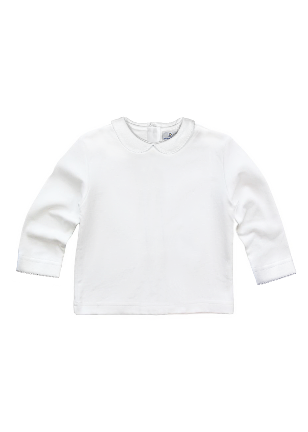 White long-sleeve shirt on a white background