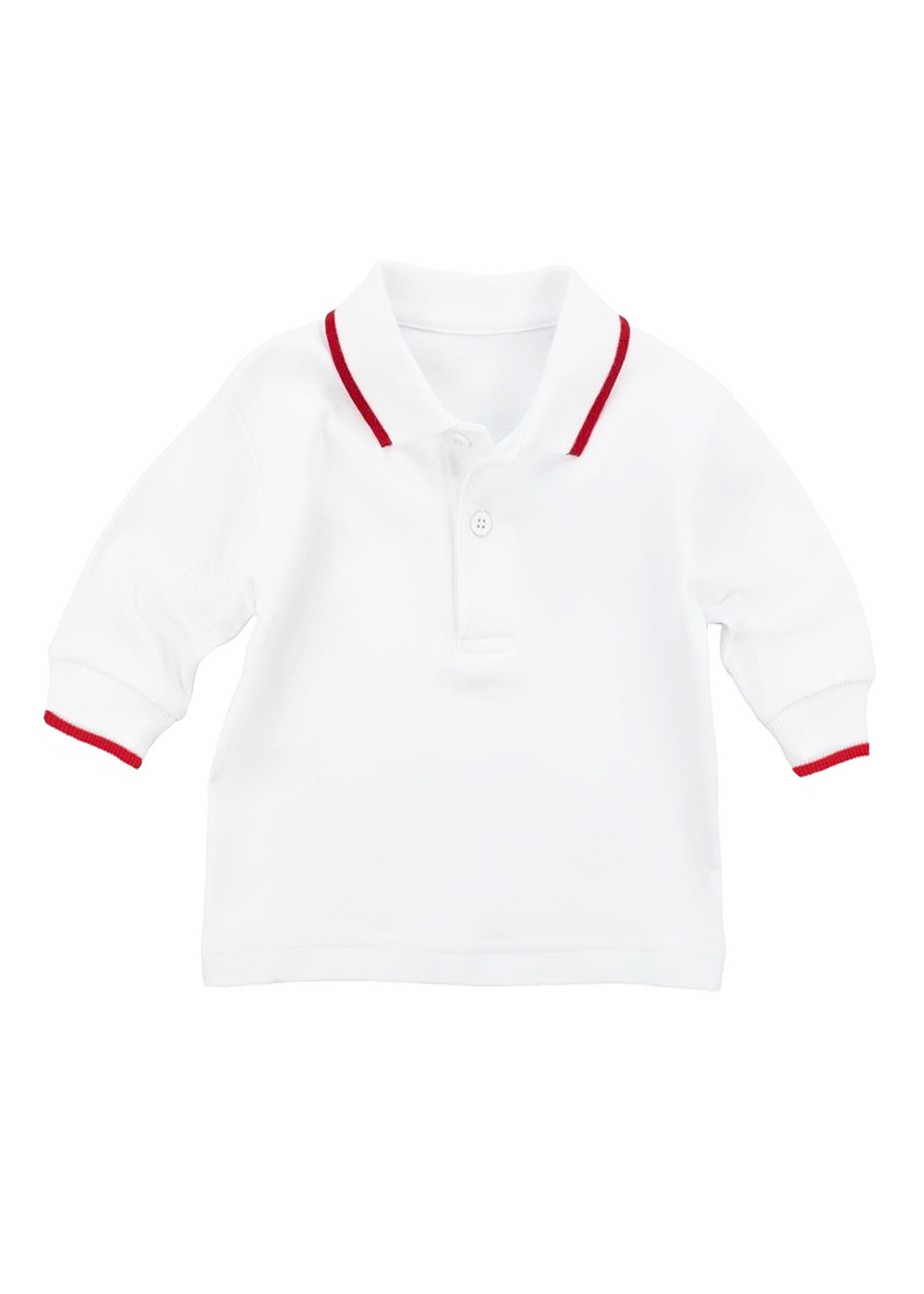 Long Sleeve Polo With Tipping