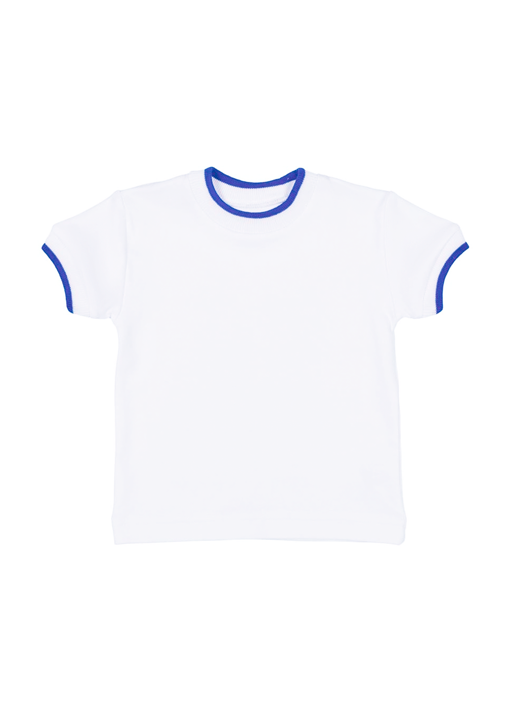 White T-Shirt With Tipping