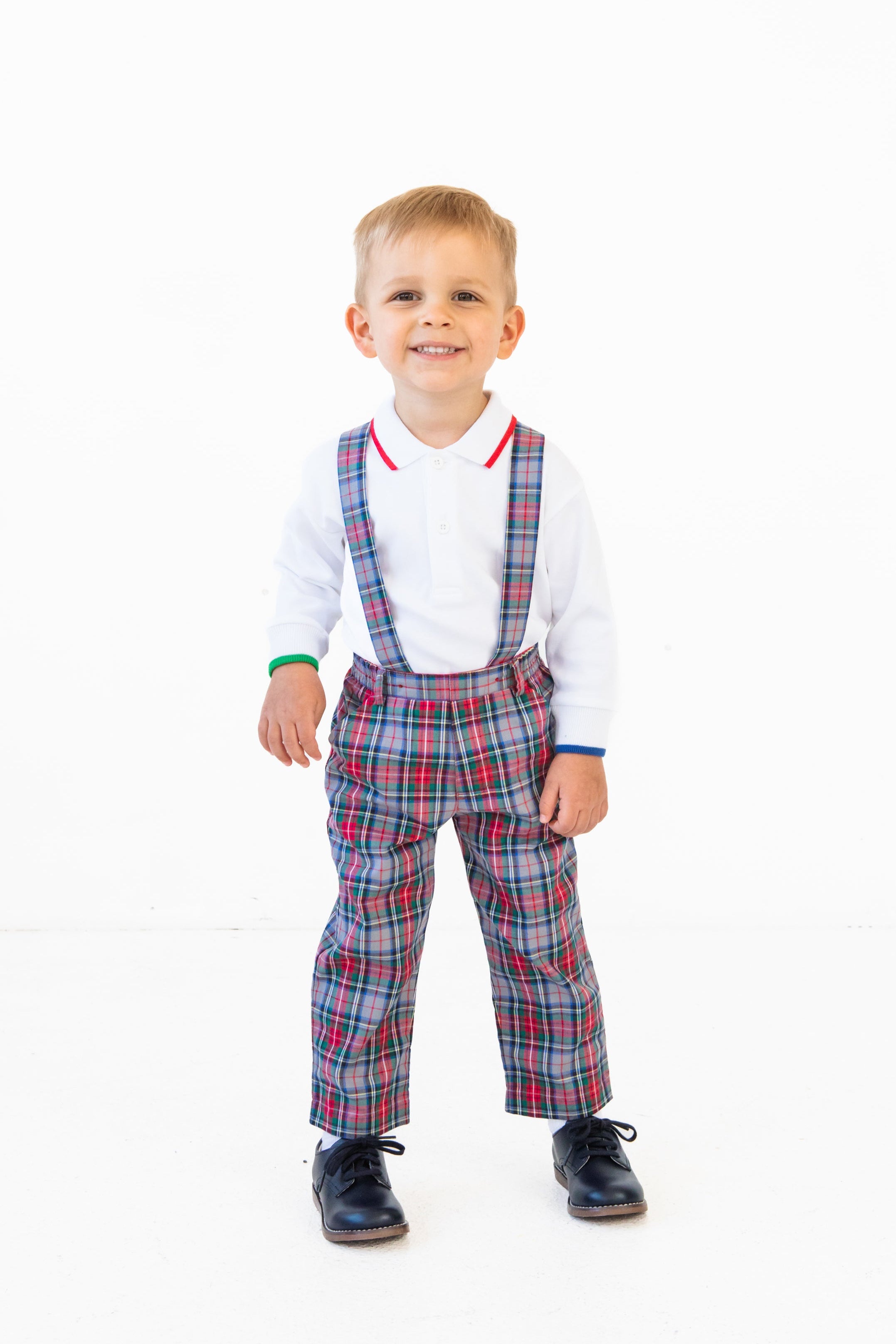Plaid Pant With Removable Suspenders