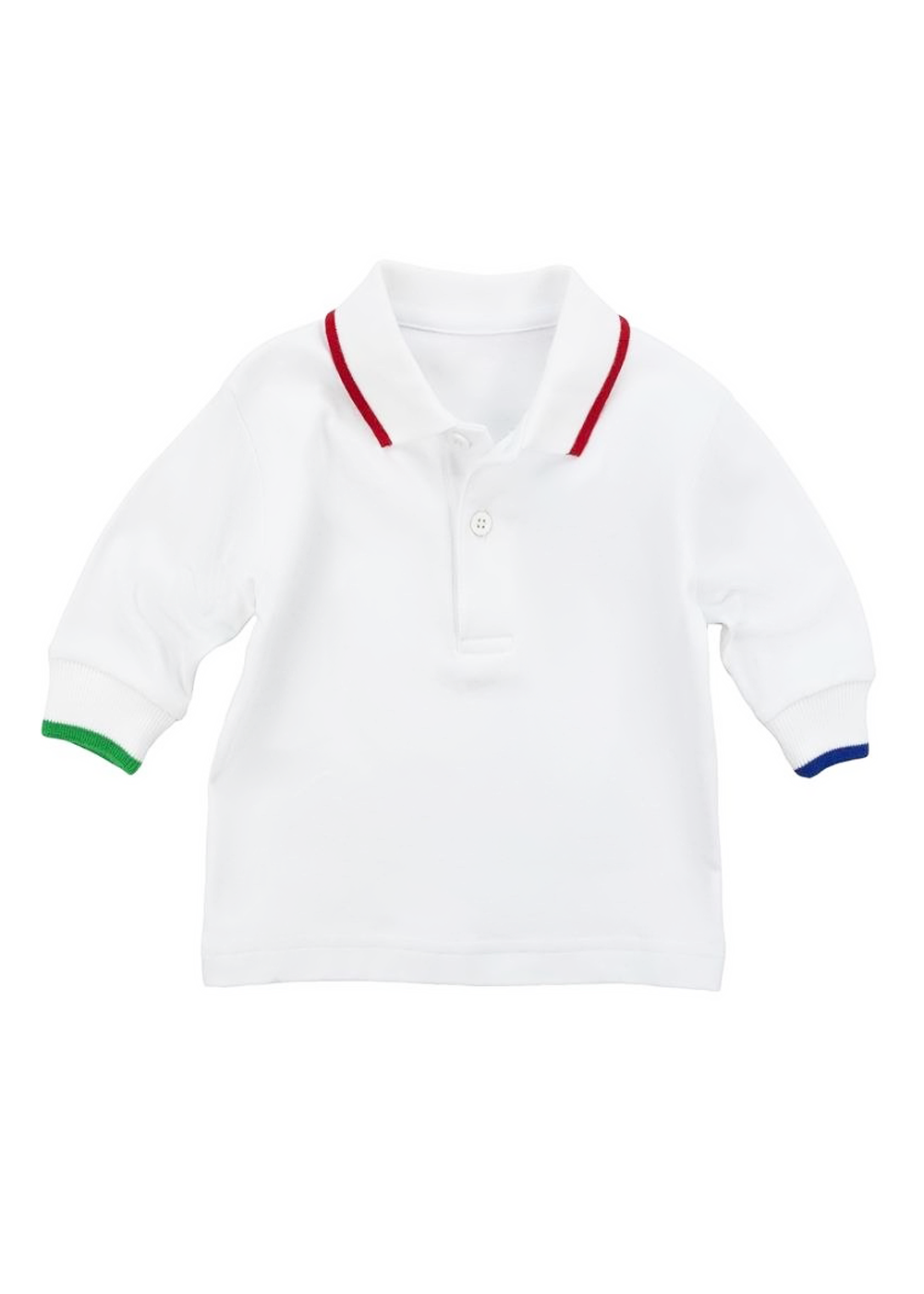 Long Sleeve Polo With Tipping