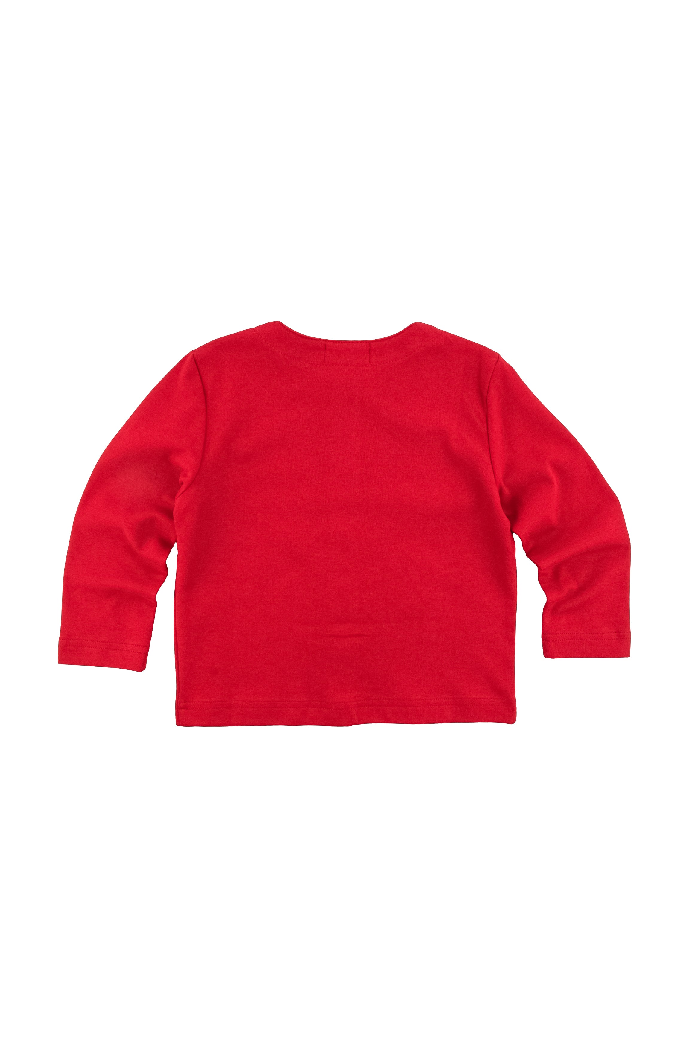 Girls Red Knit Cardigan