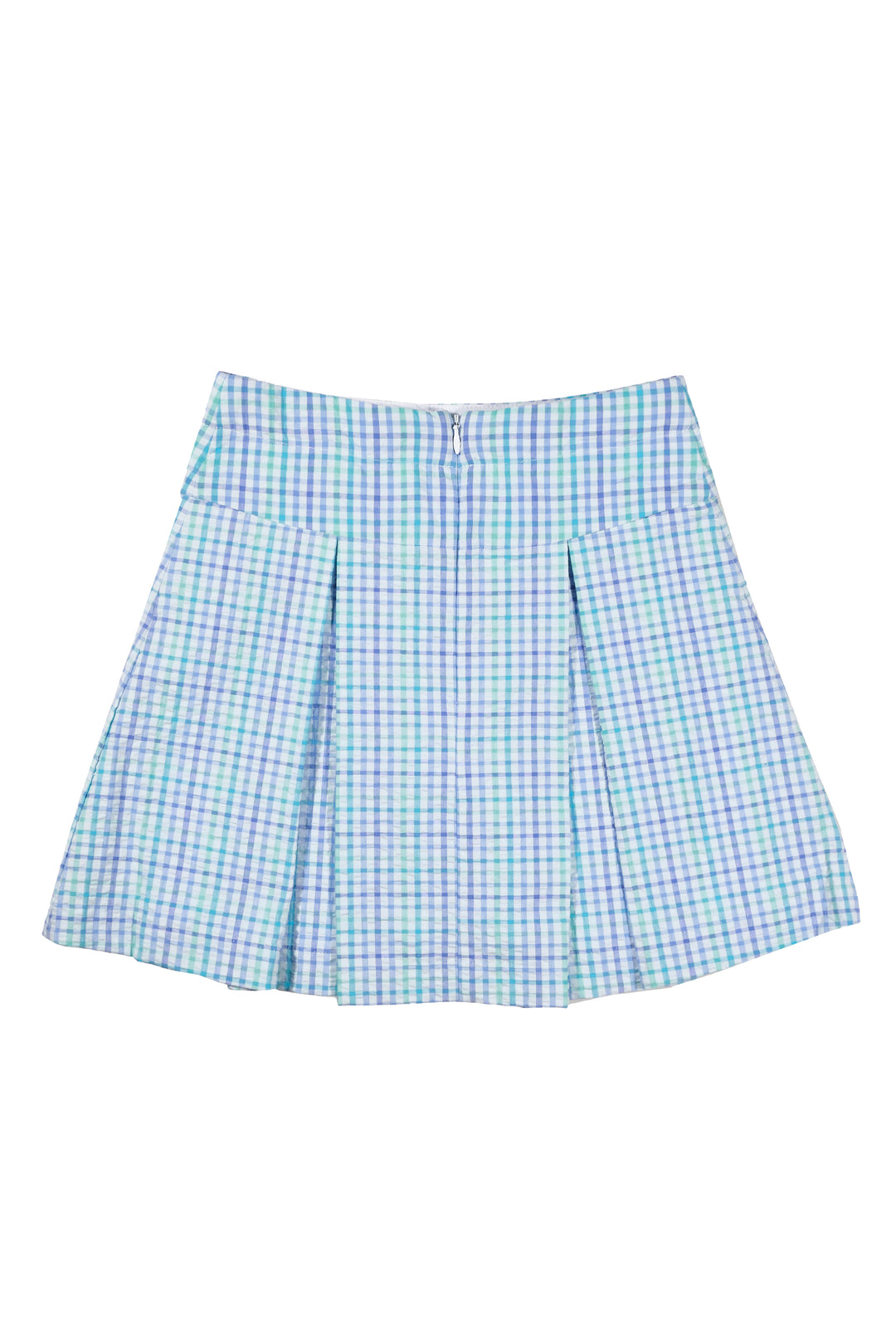 Plaid Seersucker Pleated Skirt – Florence Eiseman