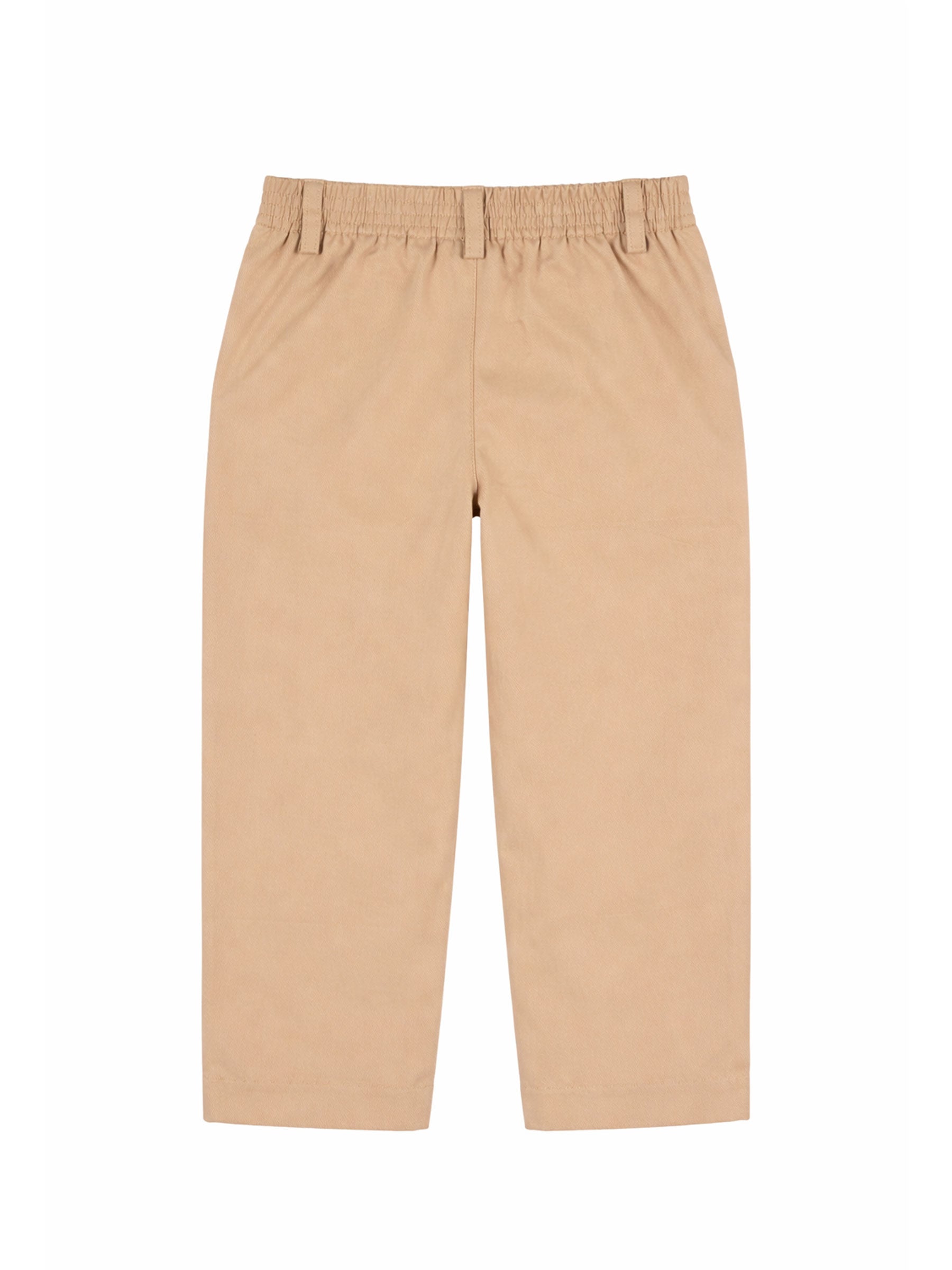Khaki Twill Fake Fly Pants