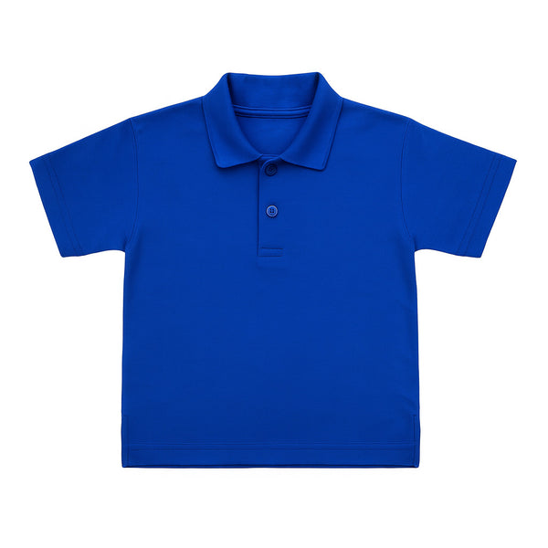 Royal Blue Short Sleeve Polo Shirt – Florence Eiseman