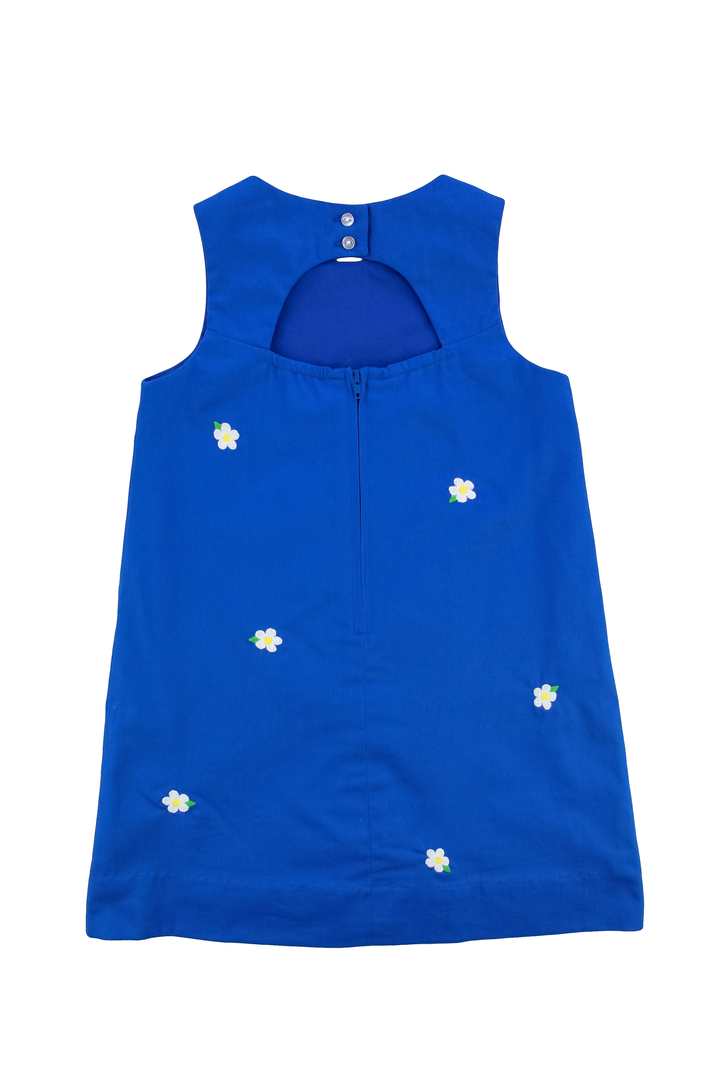 Finewale Pique Dress With Embroidered Flowers