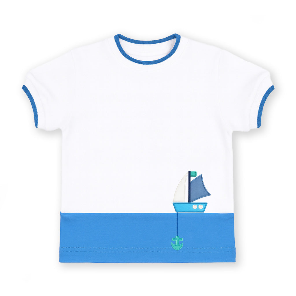 Knit Shirt With Sailboat