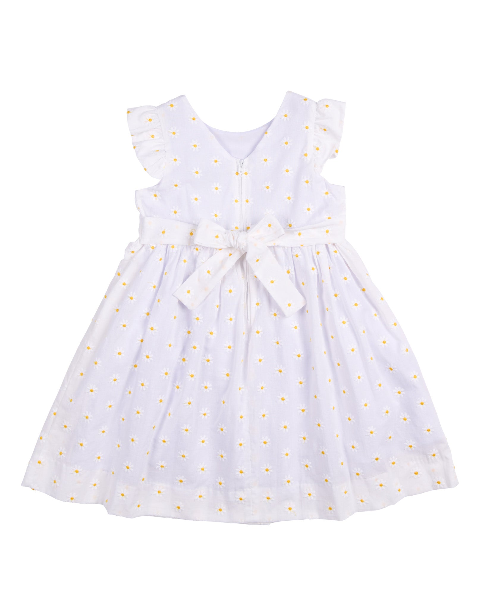 Embroidered Daisy Dress