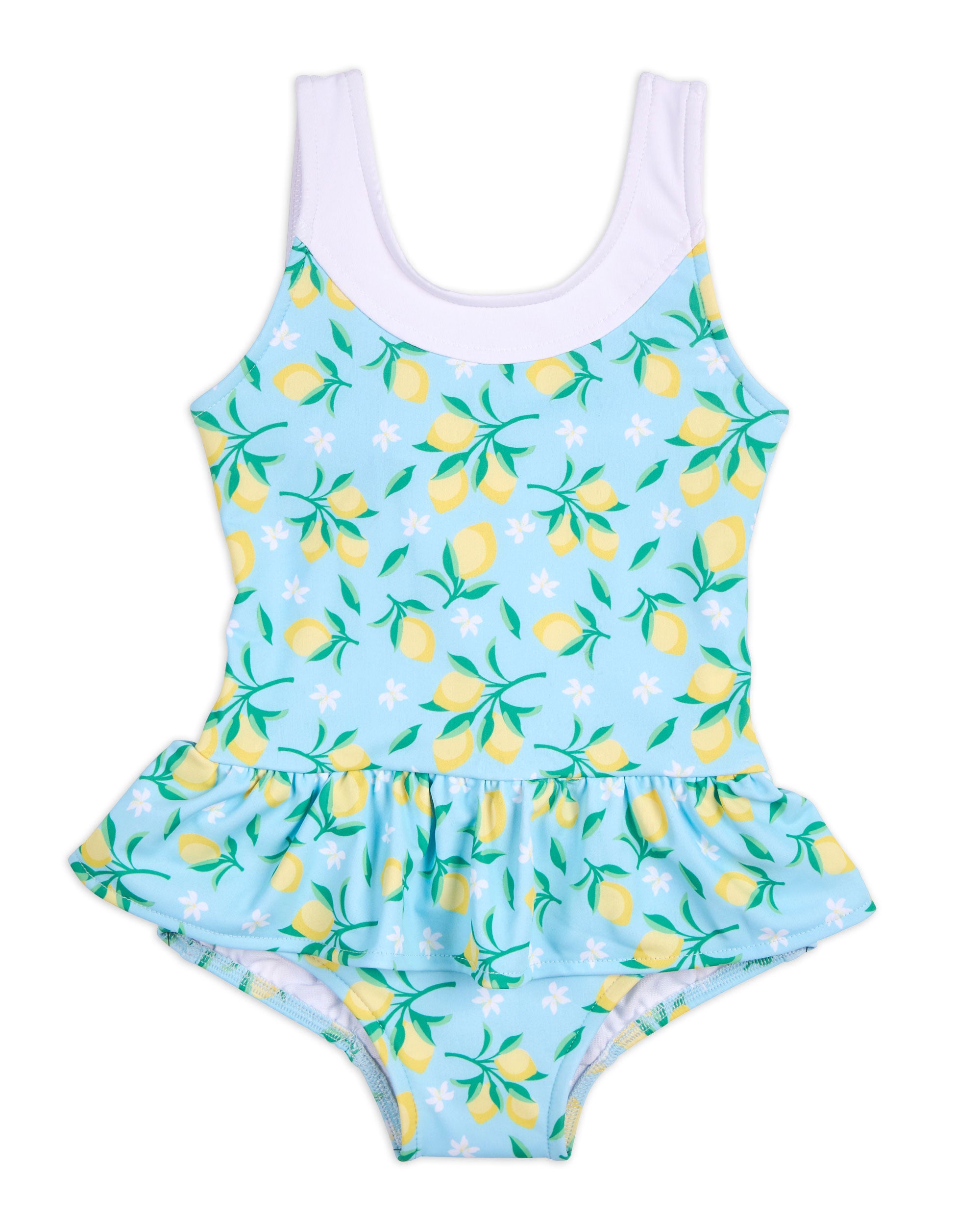 lemon print swimsuit