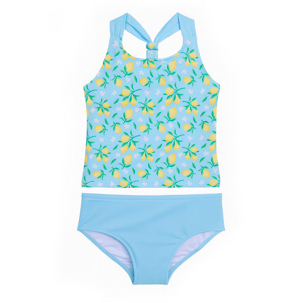 Lemon Print Tankini